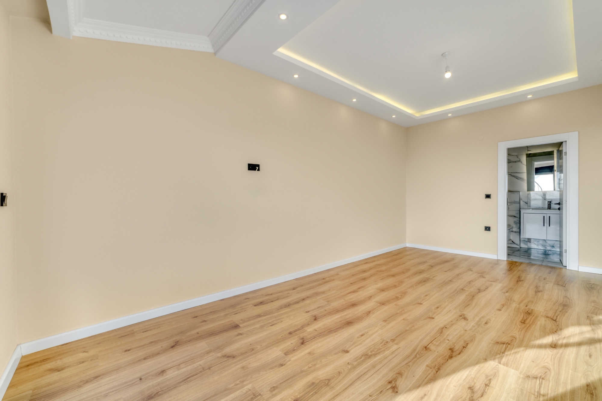 Luxury 3+1 Apartment with Sea and Castle Views, Alanya - Kestel