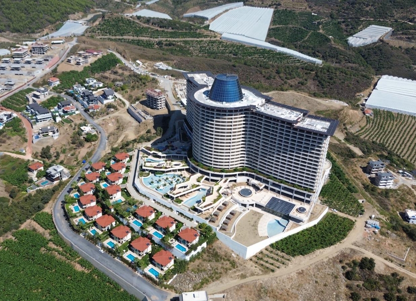 Luxuriöses Studio-Apartment mit Meerblick und Bergblick, Alanya - Kargicak