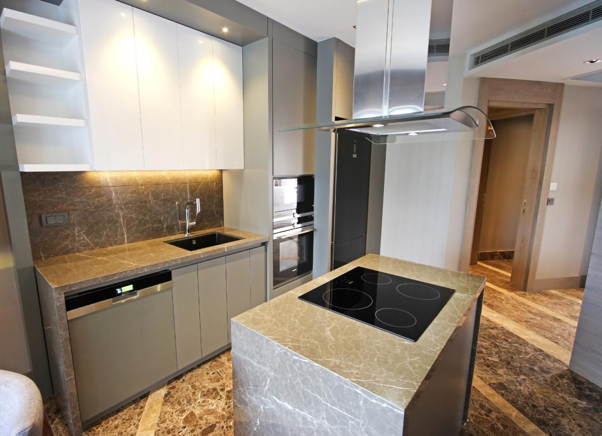 Luxuriöses Studio-Apartment mit Meerblick und Bergblick, Alanya - Kargicak