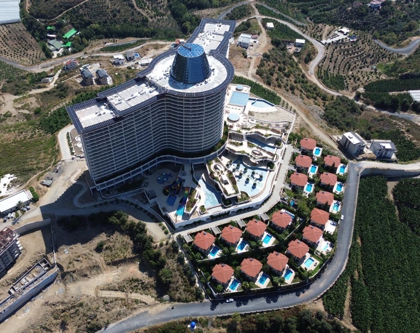 Luxurious 1+1 Apartment with Sea and Mountain Views, Alanya - Kargicak