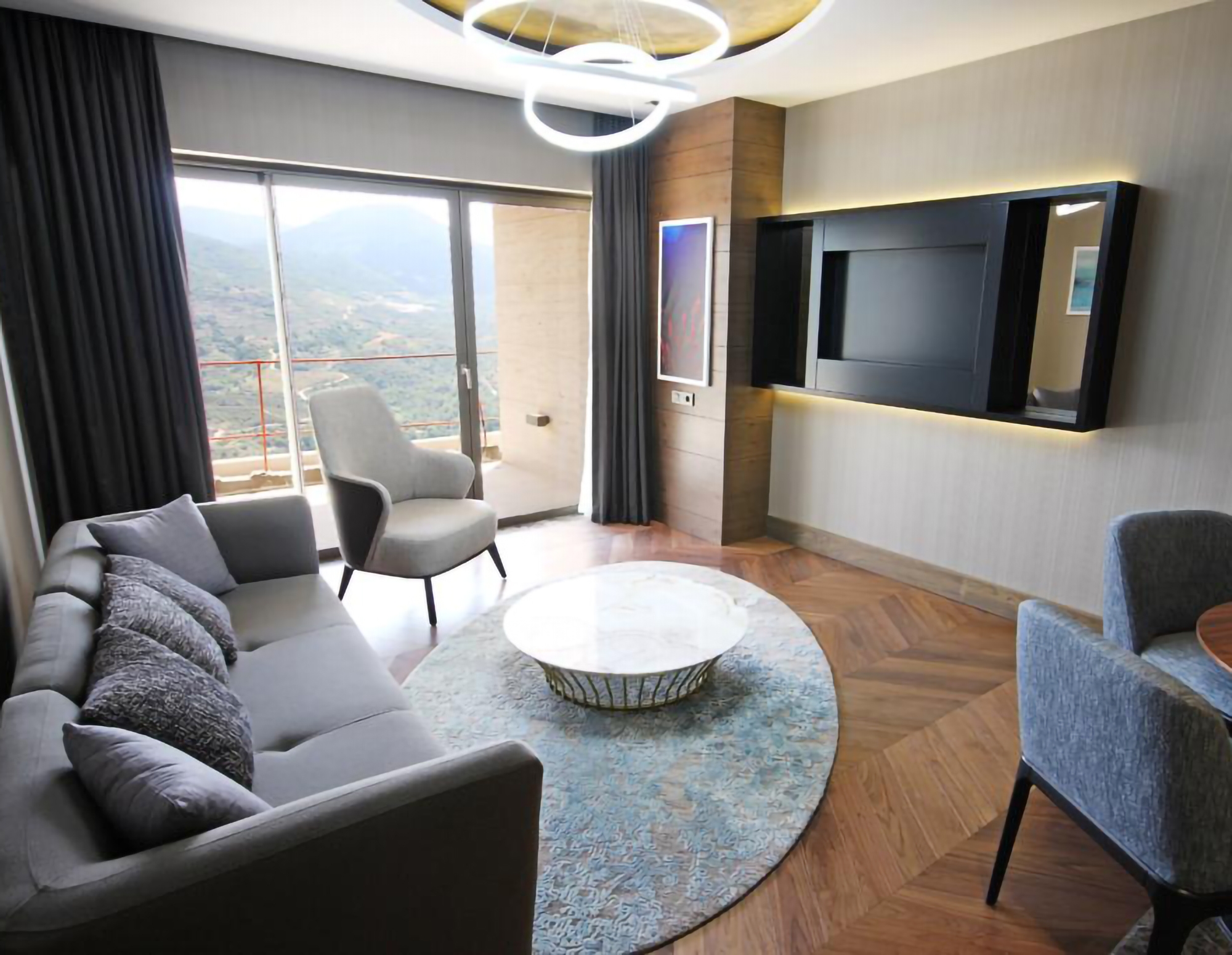 Luxurious 1+1 Apartment with Sea and Mountain Views, Alanya - Kargicak
