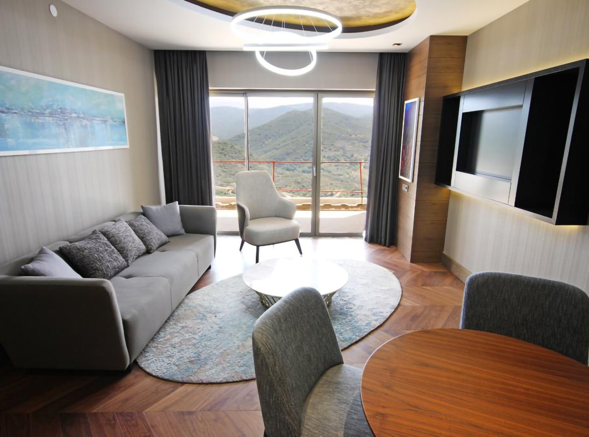 Luxurious 1+1 Apartment with Sea and Mountain Views, Alanya - Kargicak