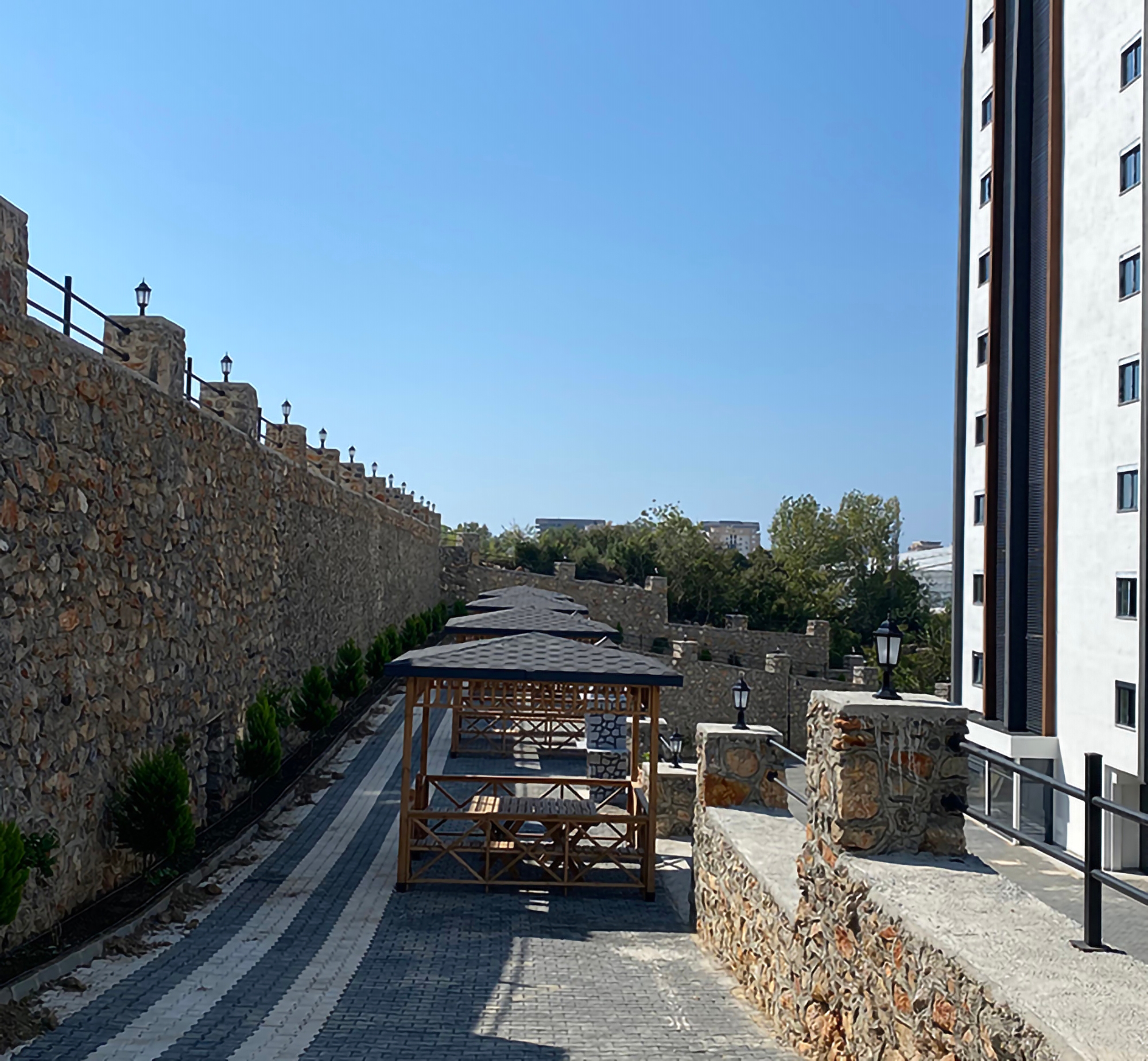 Luxuriöse 1+1 Wohnung mit Bergblick, Alanya - Mahmutlar