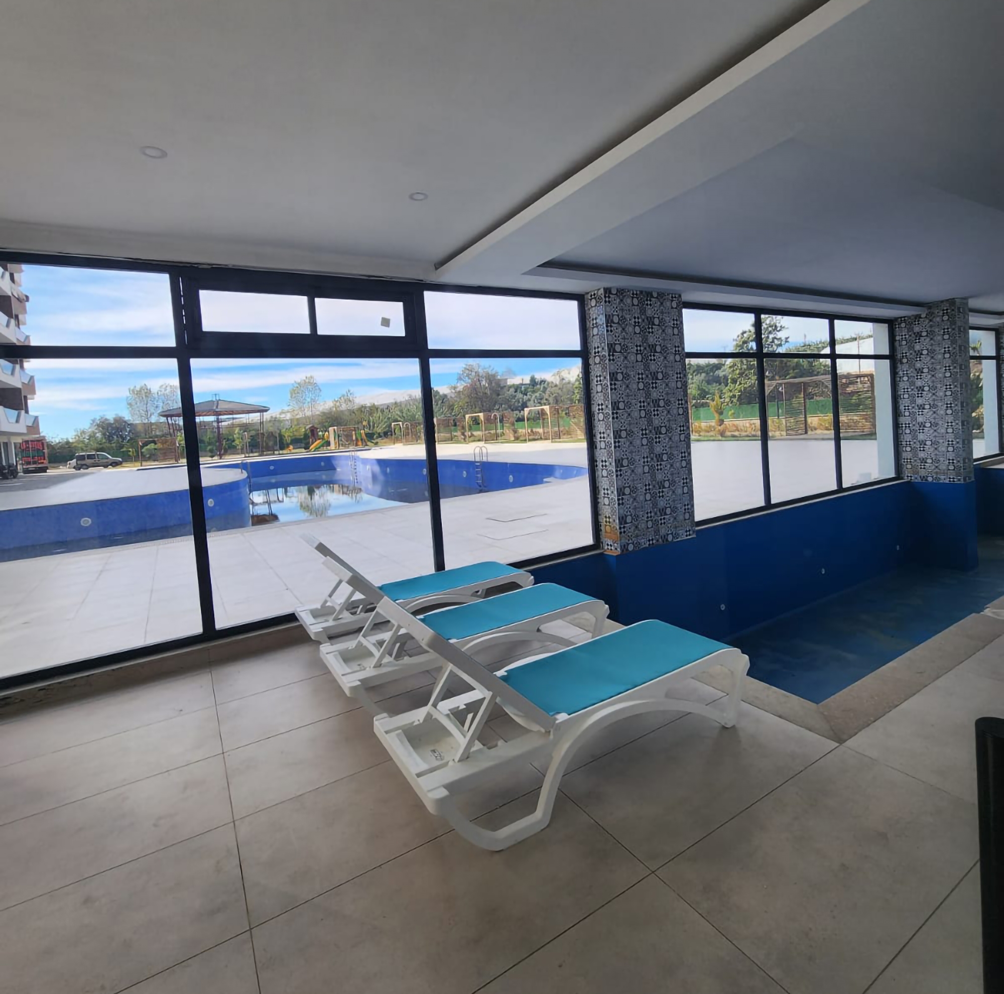 Luxuriöse 1+1 Wohnung mit Bergblick, Alanya - Mahmutlar