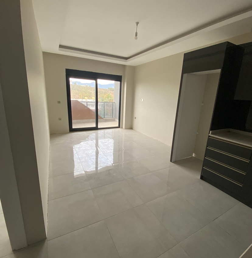 Luxuriöse 1+1 Wohnung mit Bergblick, Alanya - Mahmutlar