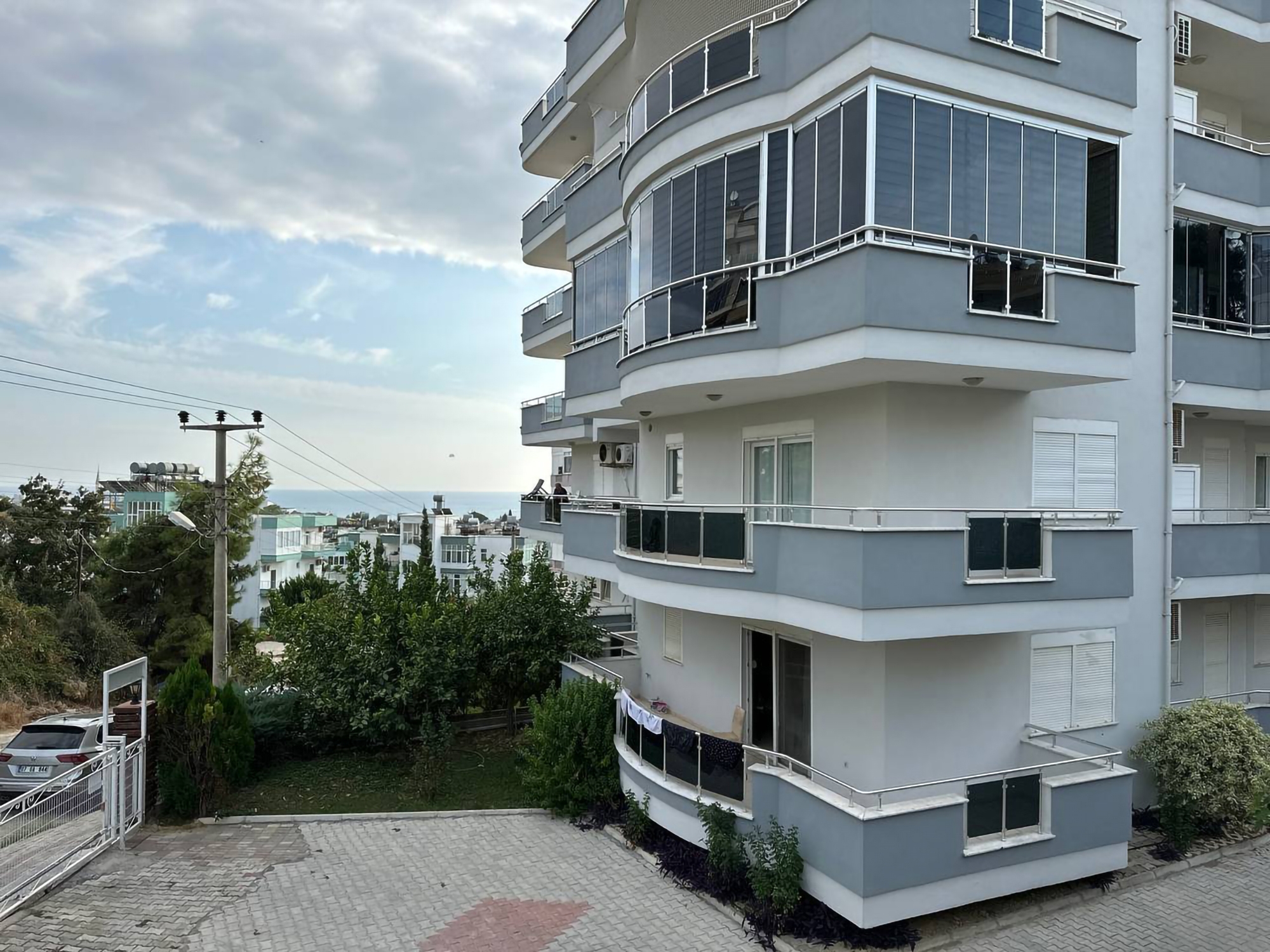 Moderni 2+1 asunto vuorinäköalalla, Alanya Avsallar