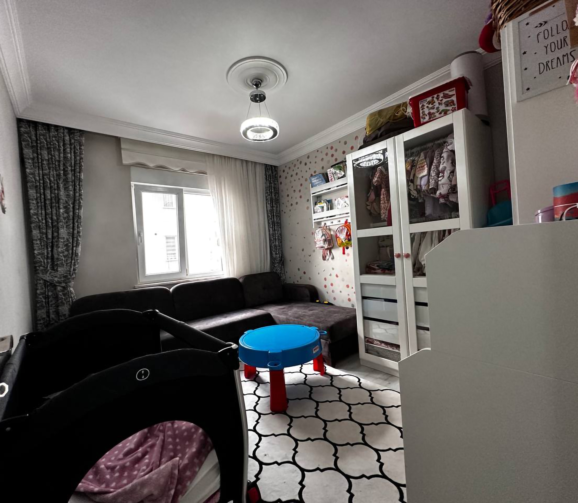 Moderni 2+1 asunto vuorinäköalalla, Alanya Avsallar