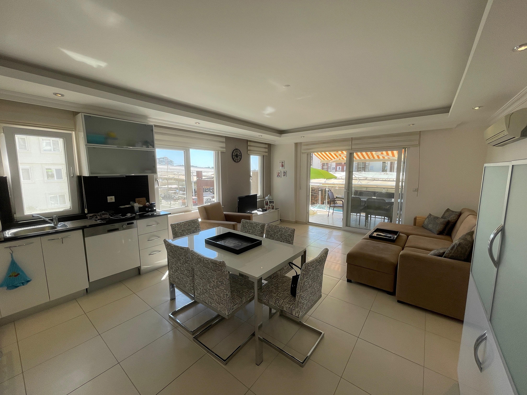 Luxuriöses 2+1 Apartment mit Bergblick, Alanya - Avsallar