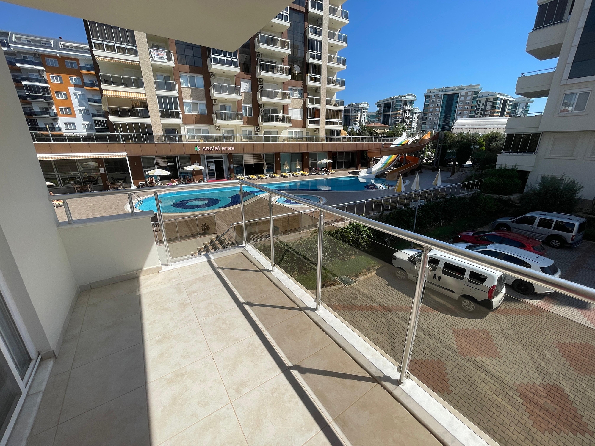 Luxuriöses 2+1 Apartment mit Bergblick, Alanya - Avsallar