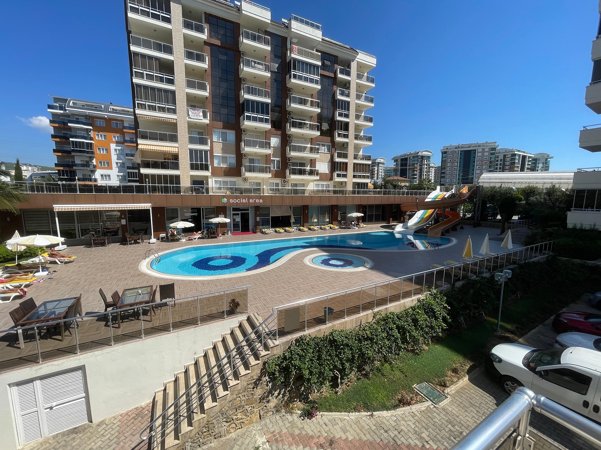 Luxuriöses 2+1 Apartment mit Bergblick, Alanya - Avsallar
