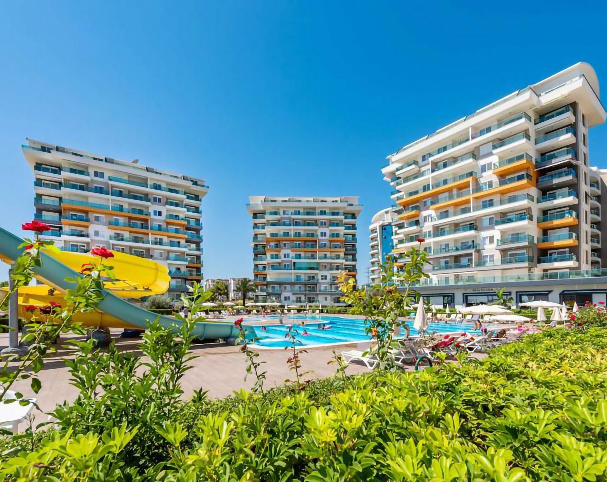 Luxuriöses 3+1 Penthouse mit Meerblick und Bergblick in Alanya - Avsallar