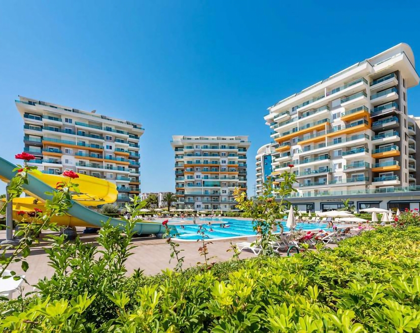 Luxuriöses 3+1 Penthouse mit Meerblick und Bergblick in Alanya - Avsallar