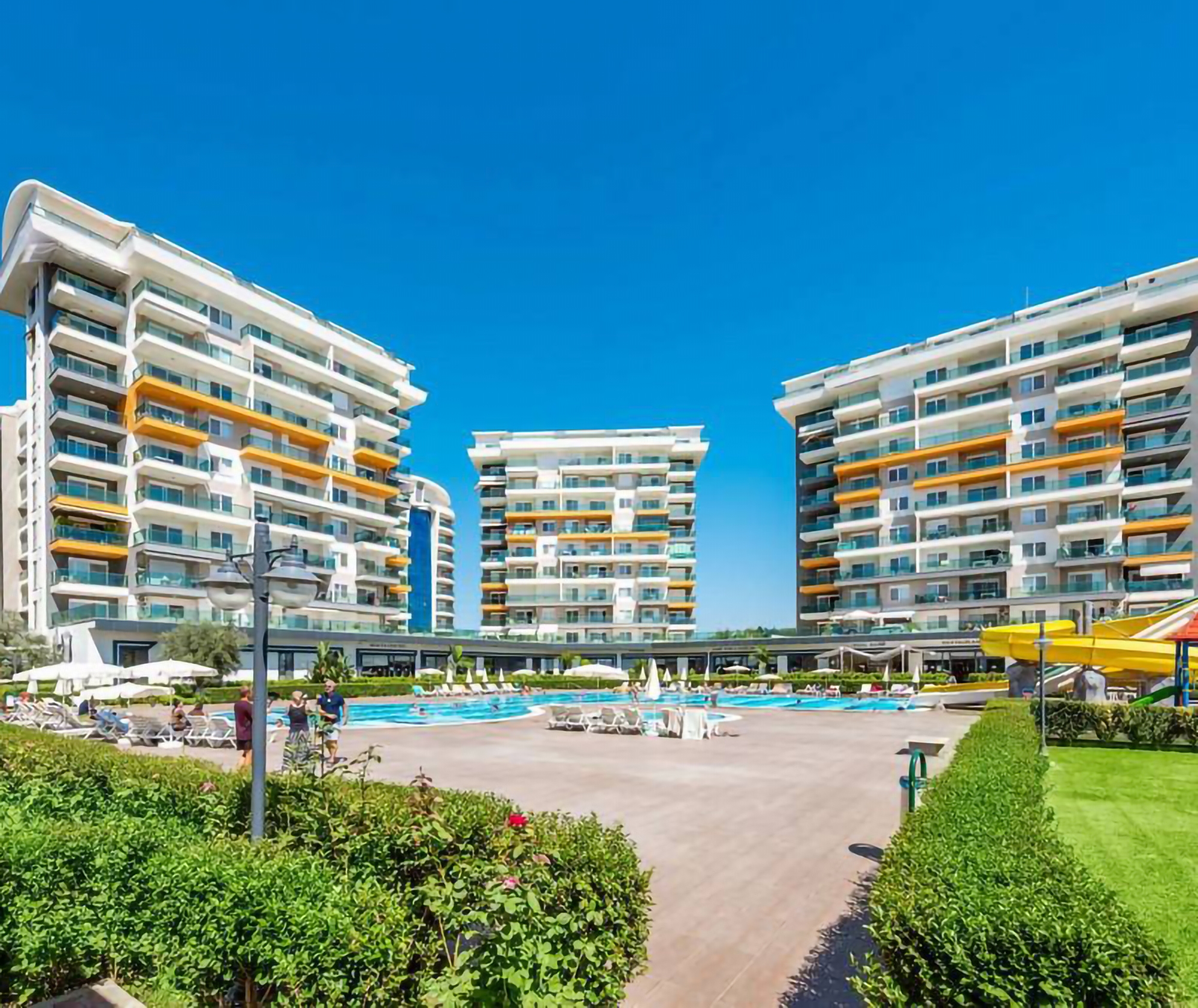 Luxuriöses 3+1 Penthouse mit Meerblick und Bergblick in Alanya - Avsallar