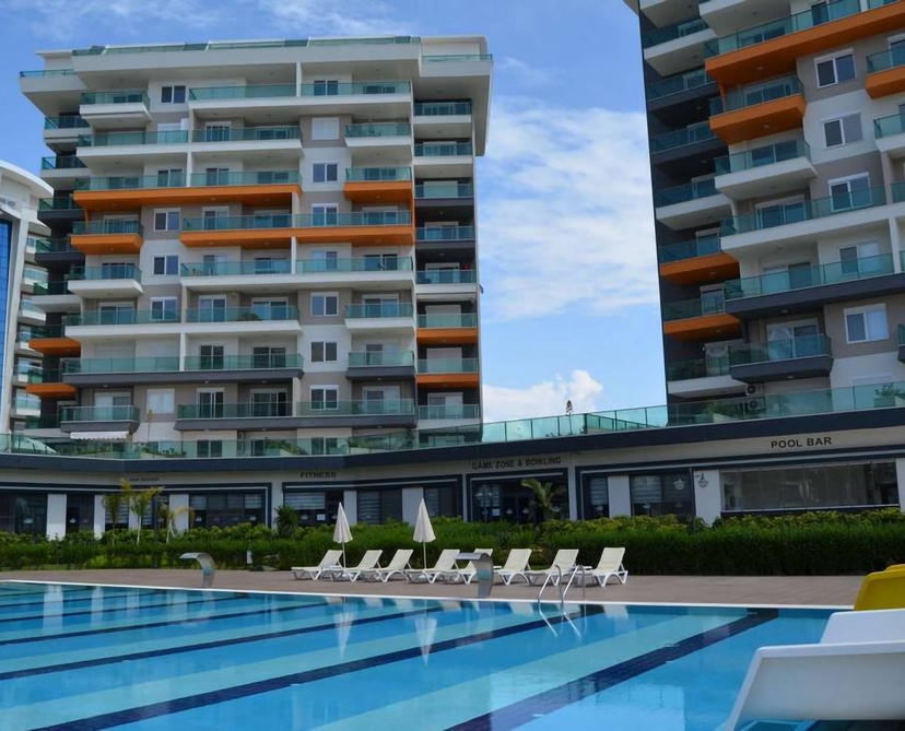 Luxuriöses 3+1 Penthouse mit Meerblick und Bergblick in Alanya - Avsallar