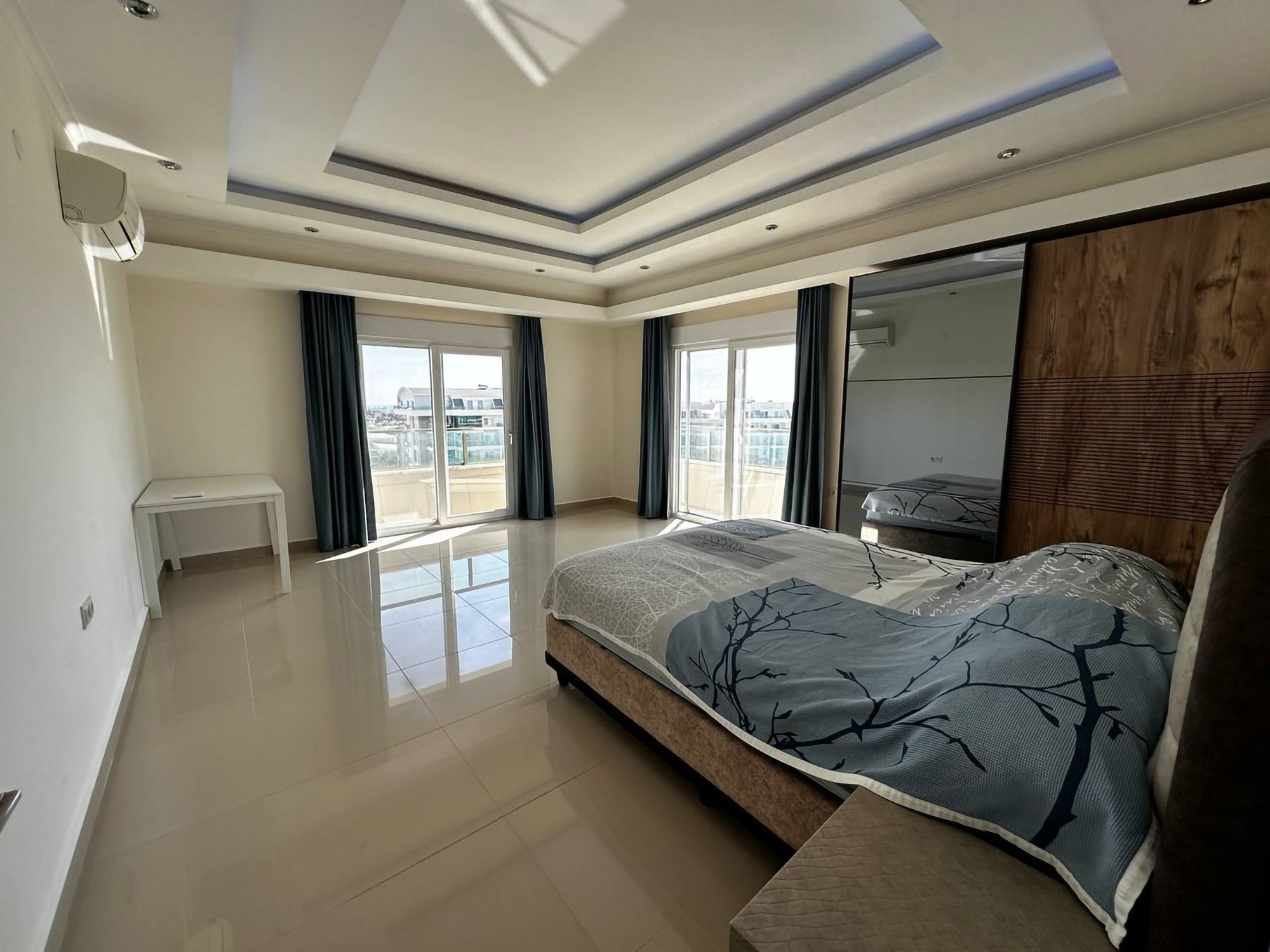 Luxuriöses 3+1 Penthouse mit Meerblick und Bergblick in Alanya - Avsallar