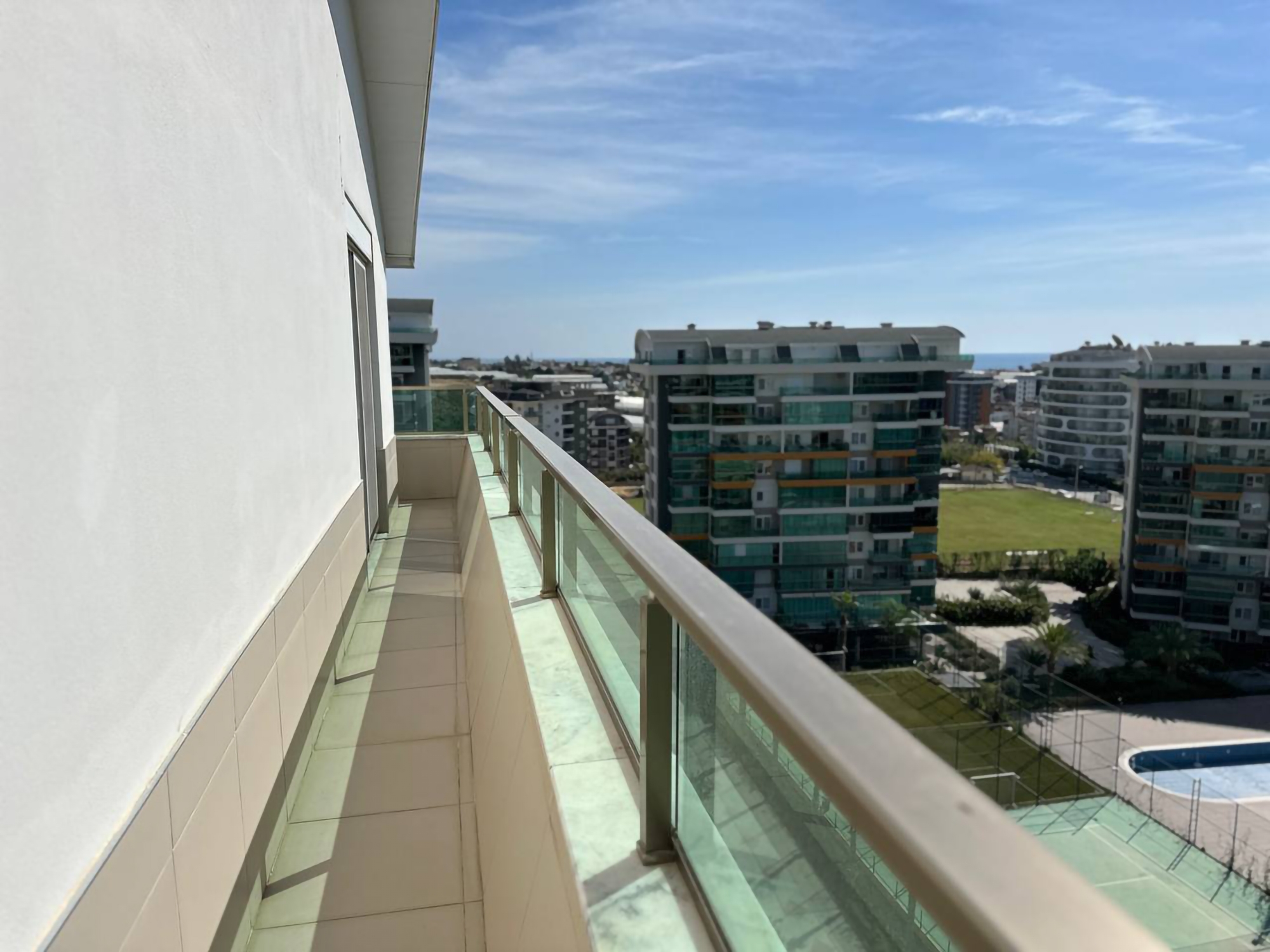 Luxuriöses 3+1 Penthouse mit Meerblick und Bergblick in Alanya - Avsallar