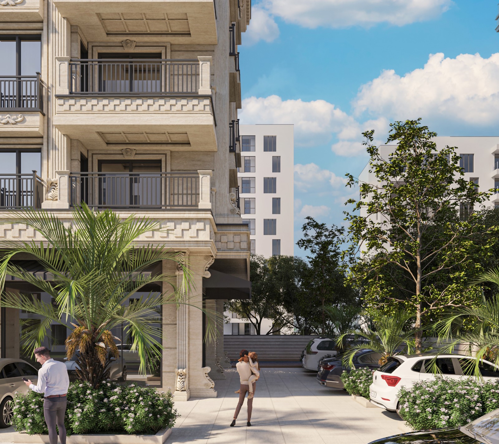 Luxuriöse 2+1 Wohnung mit Bergblick in Mahmutlar