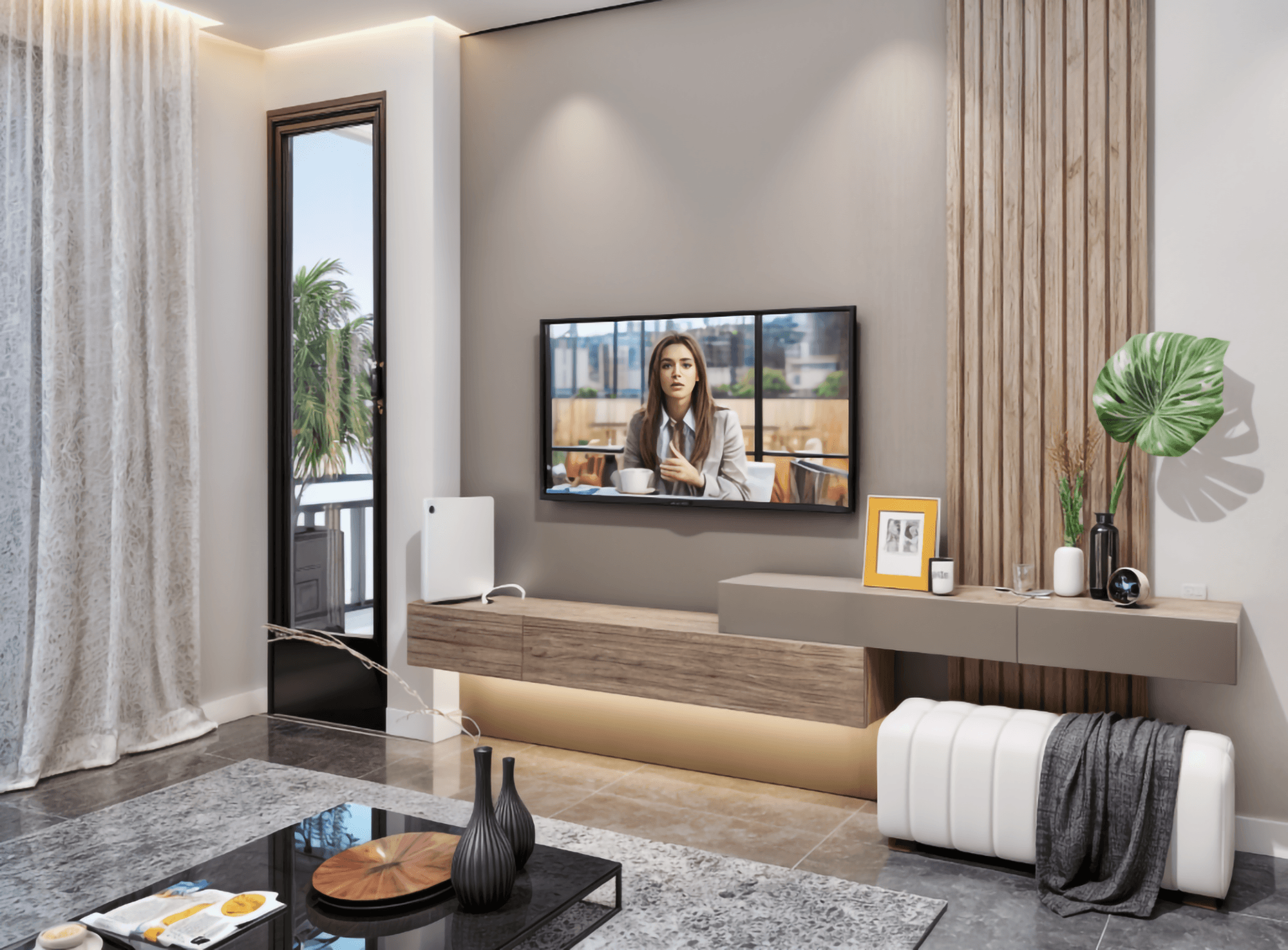Luxuriöse 2+1 Wohnung mit Bergblick in Mahmutlar