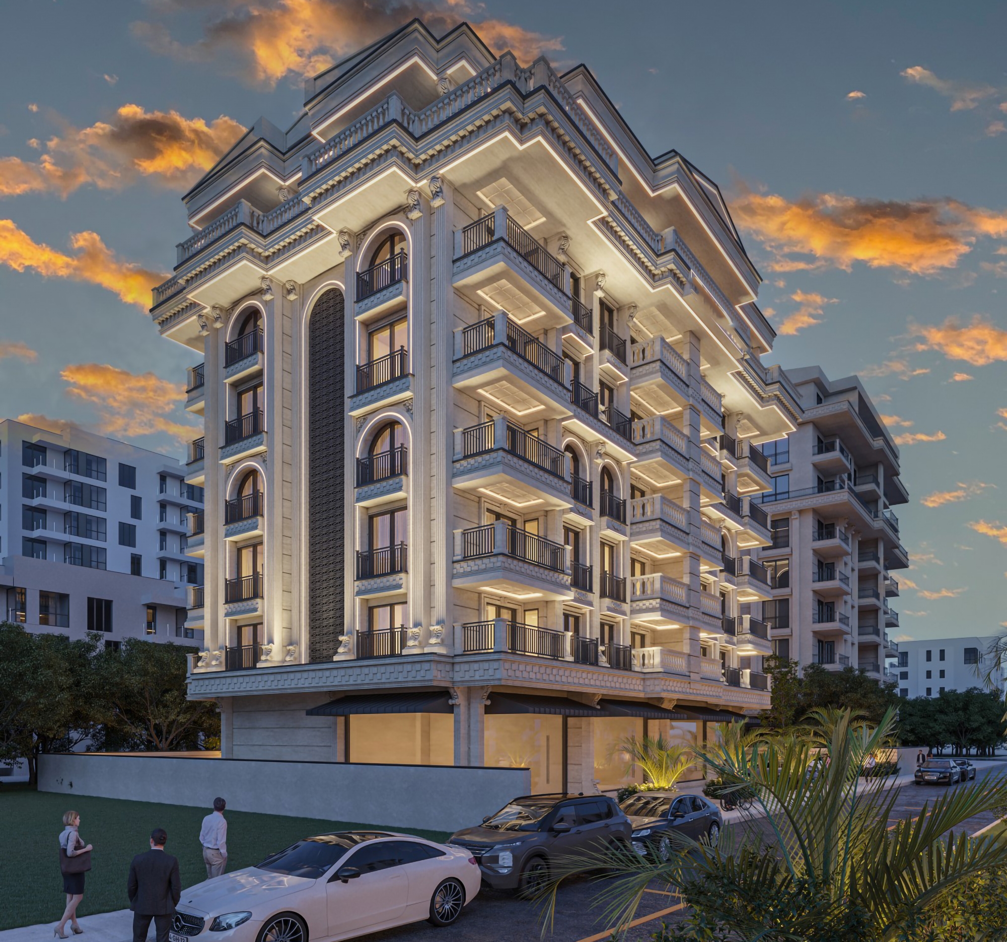 Luxury Mountain View 3+1 Penthouse in Mahmutlar, Alanya