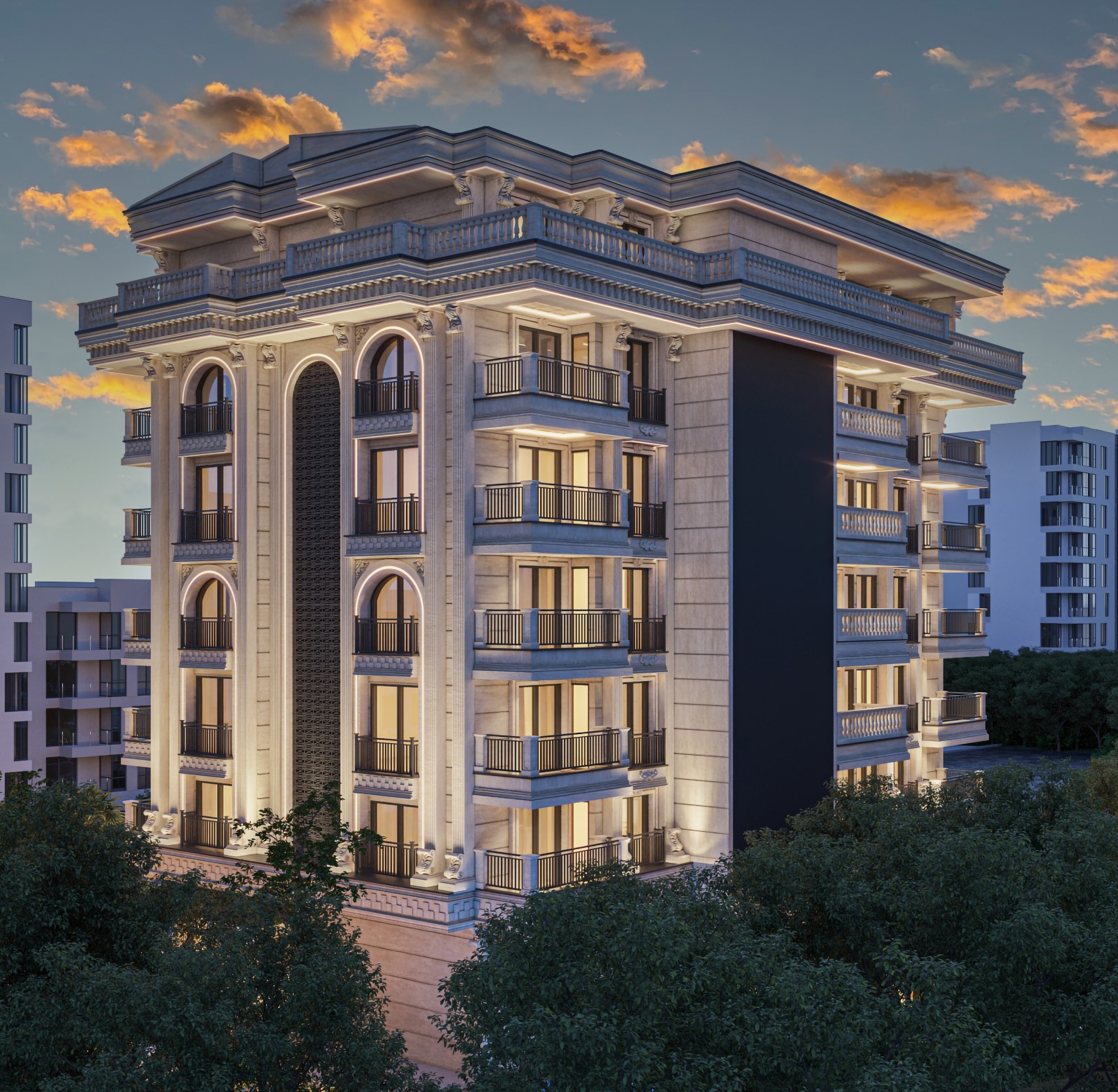 Luxury Mountain View 3+1 Penthouse in Mahmutlar, Alanya