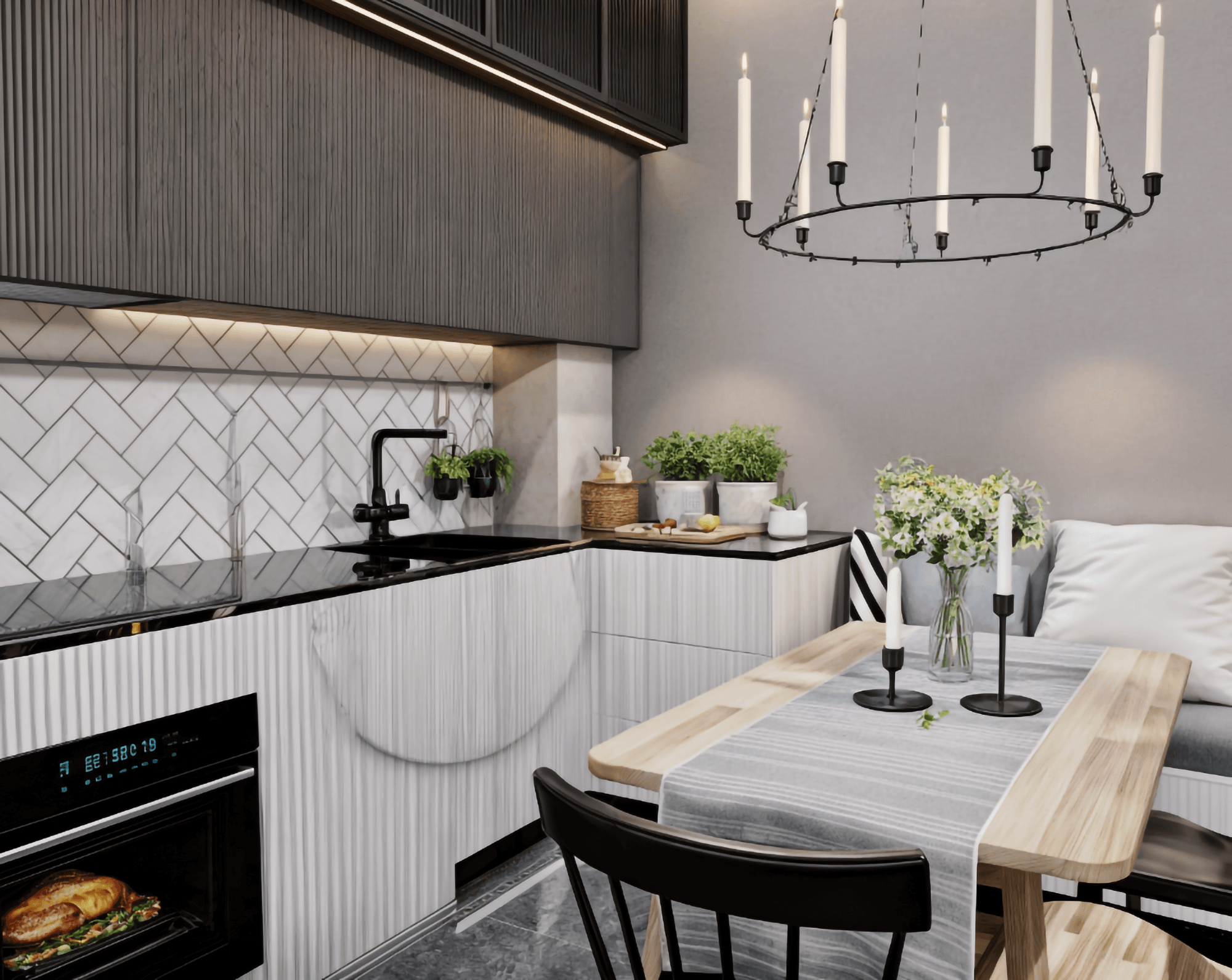 Luxury Mountain View 3+1 Penthouse in Mahmutlar, Alanya