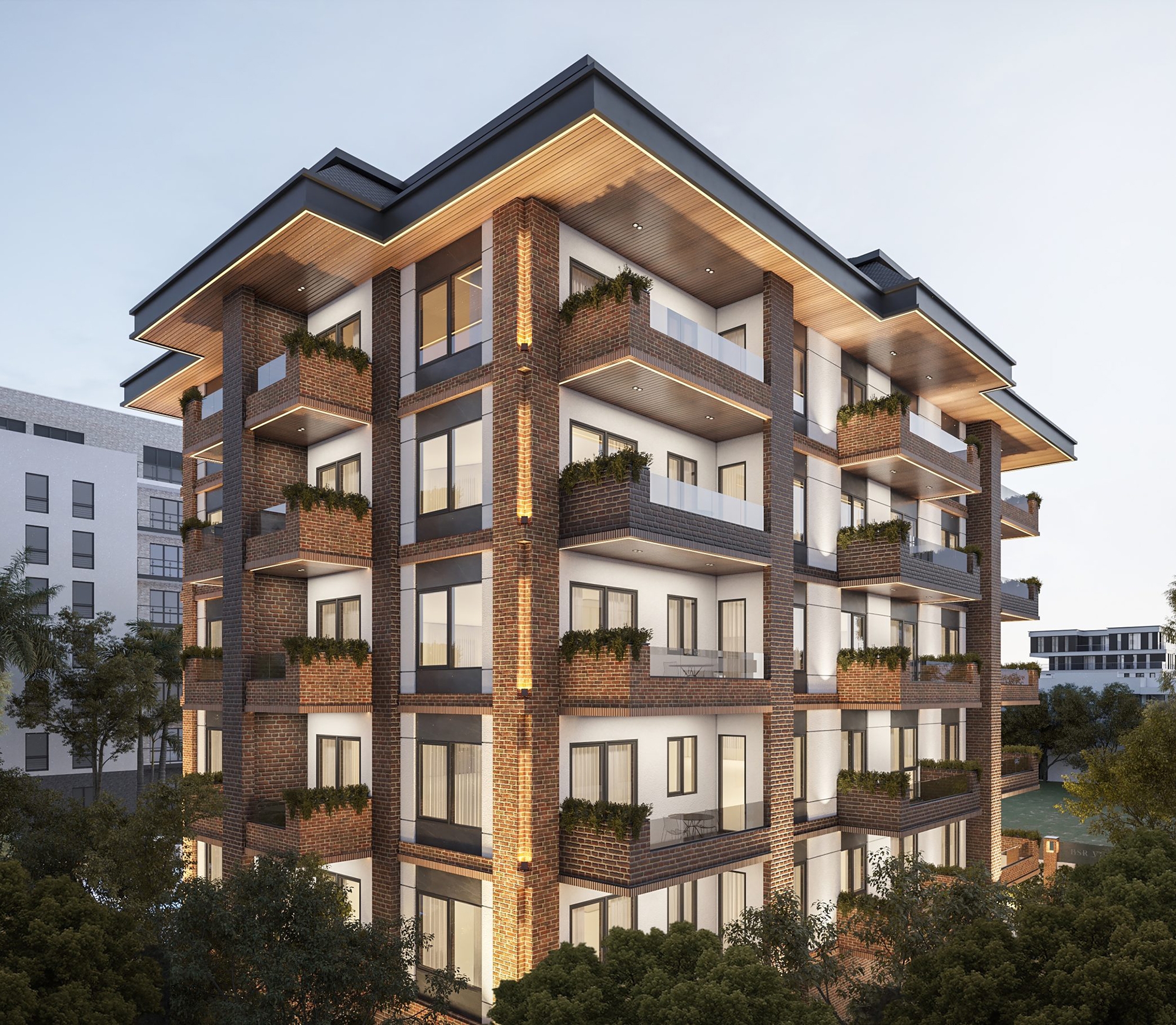 Ylellinen 1+1 huoneisto vuorinäköalalla, Alanya