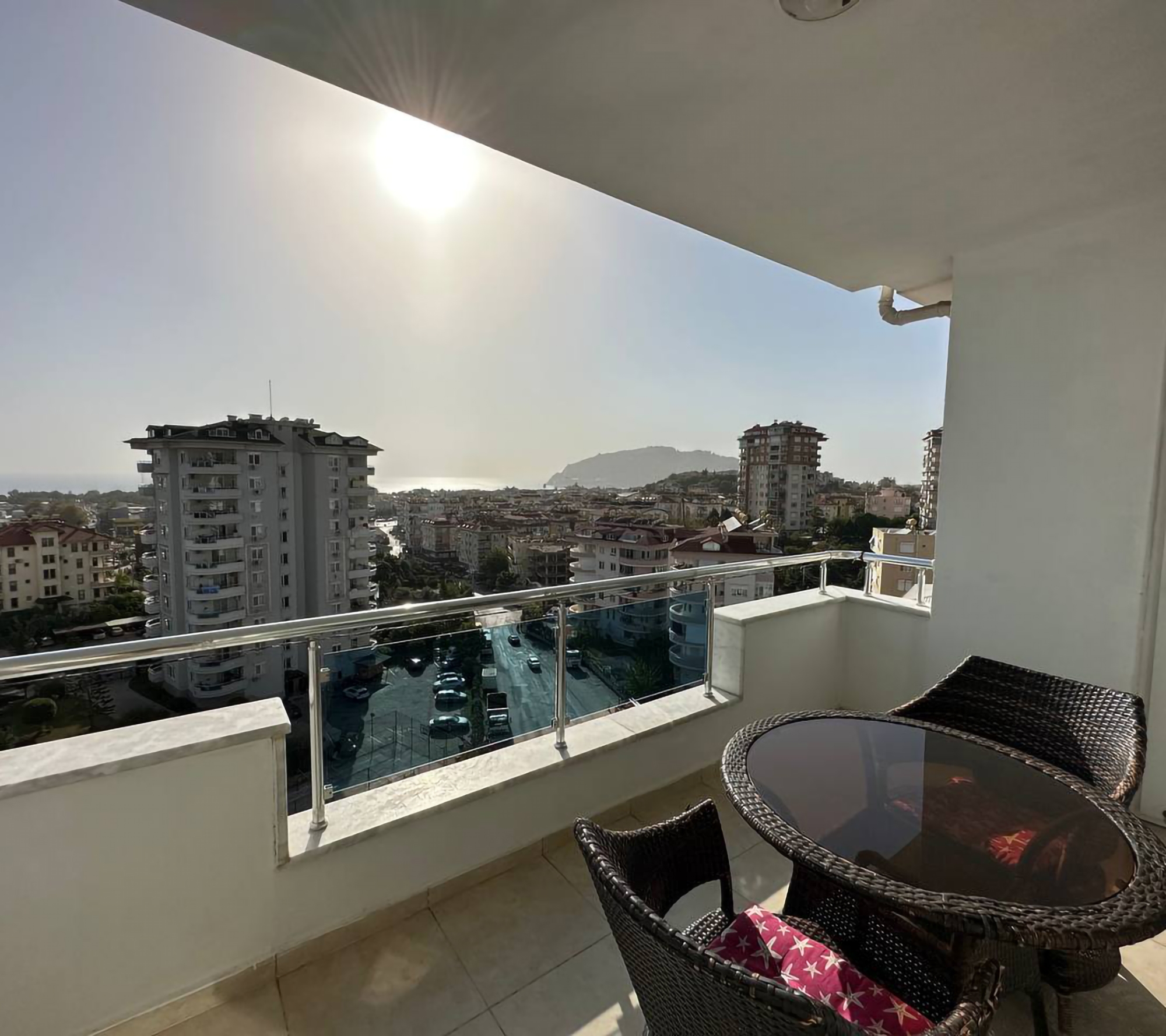 Upea 1+1 Huoneisto meri- ja linnäkymillä, Alanya - Cikcilli