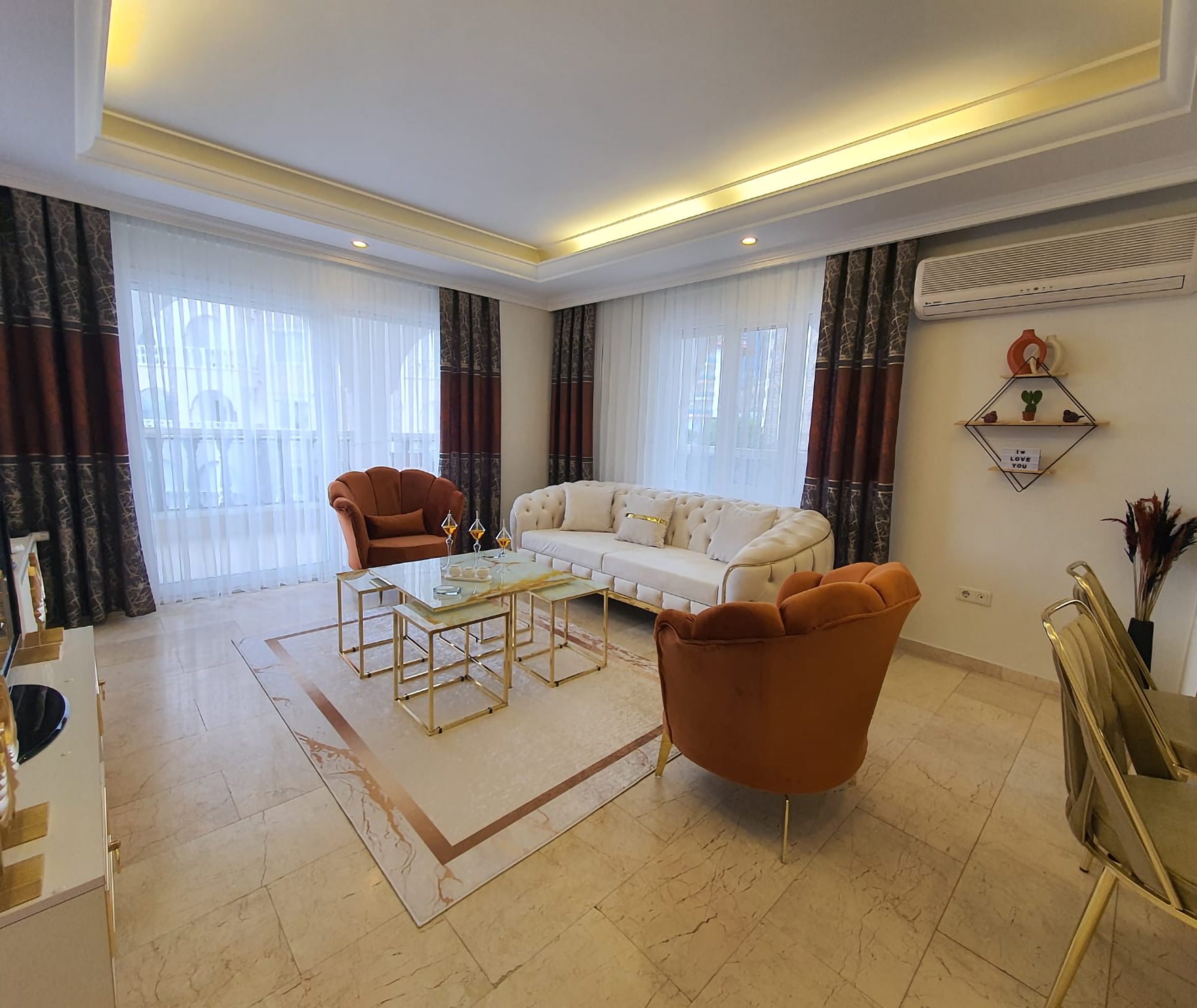 Mountain View 2+1 Wohnung in Cikcilli, Alanya