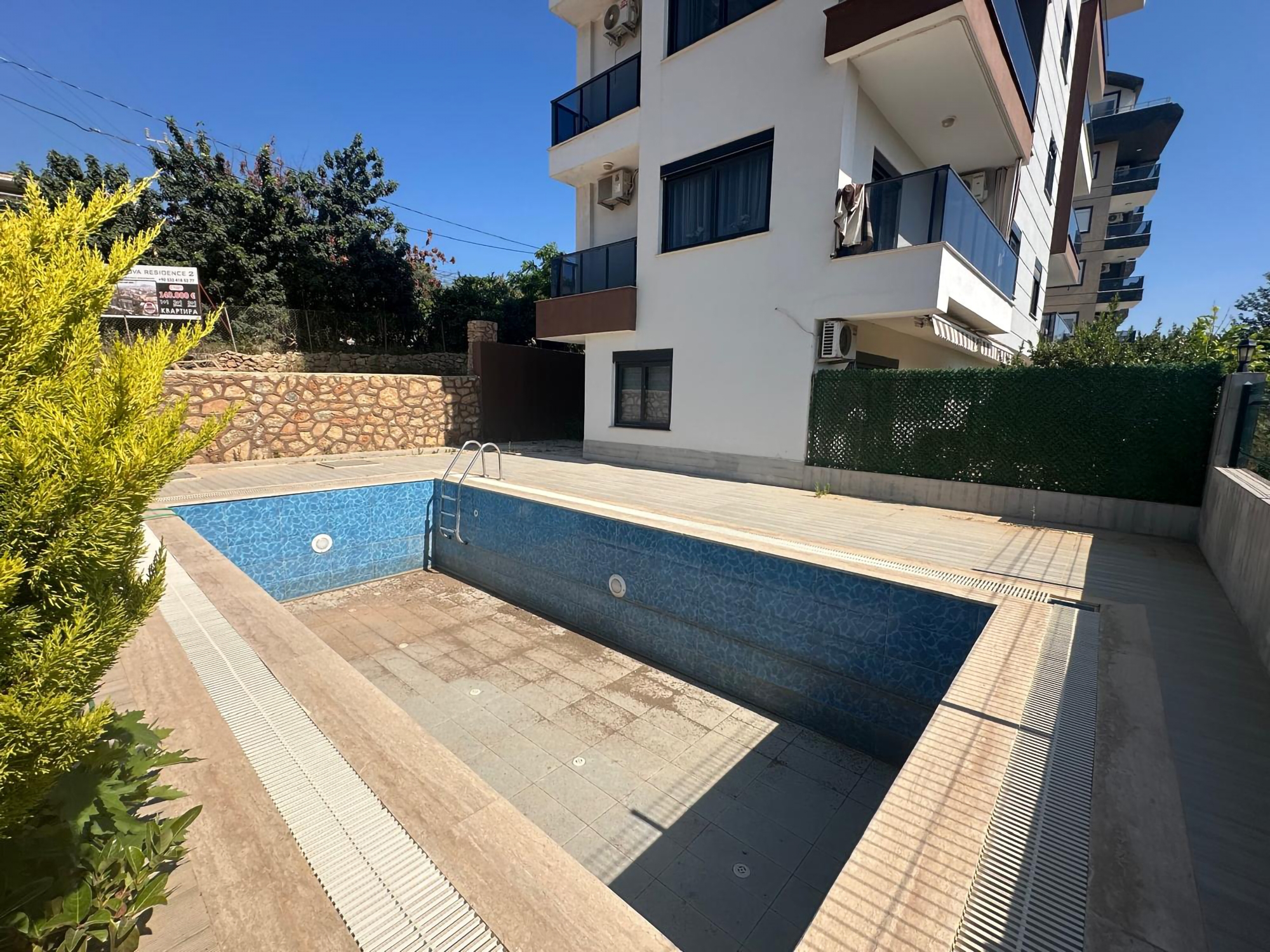Vuorinäkymillä varustettu 2+1 asunto Oba, Alanya