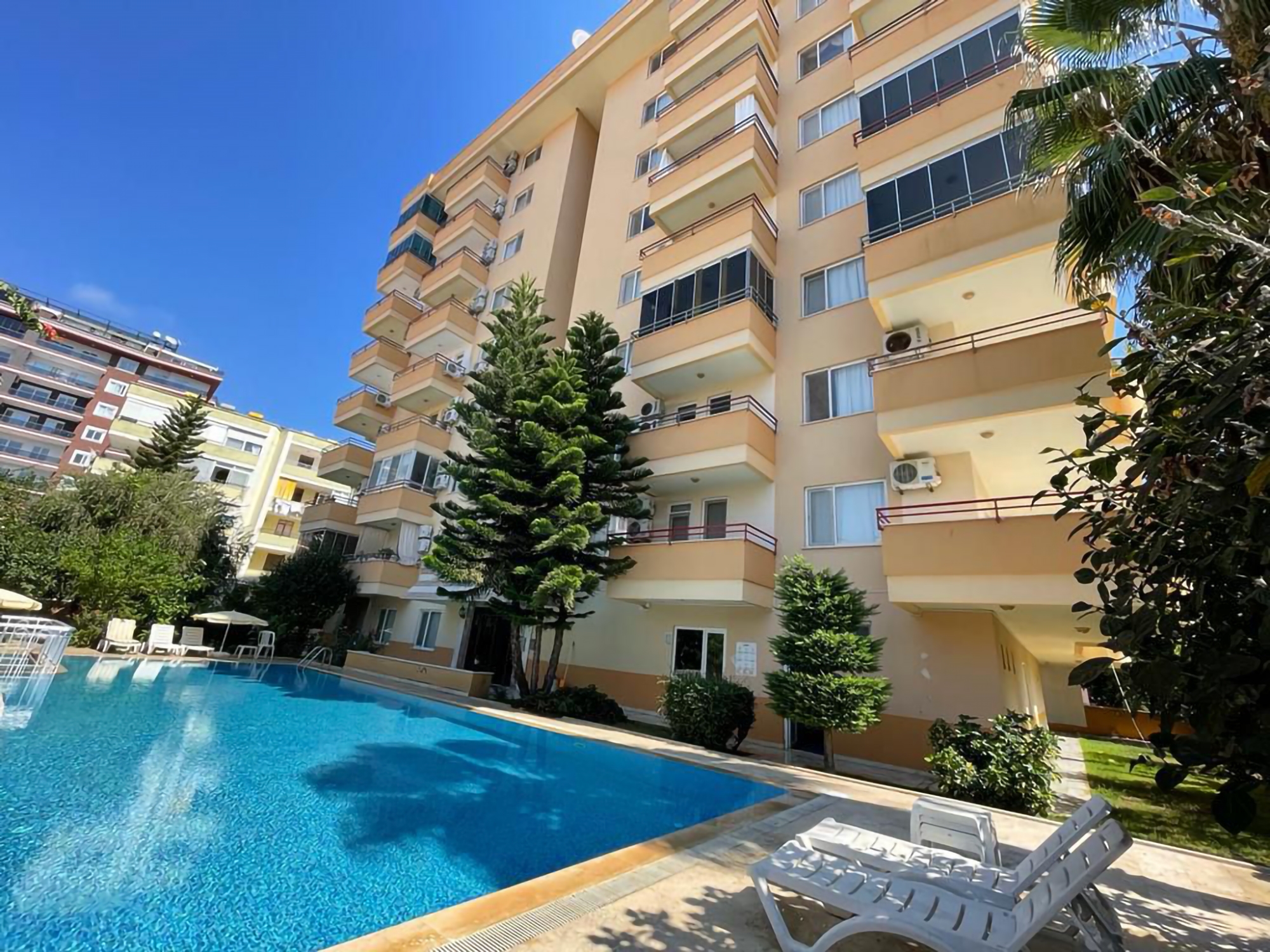 Modernes 2+1 Apartment mit Bergblick, Alanya - Mahmutlar
