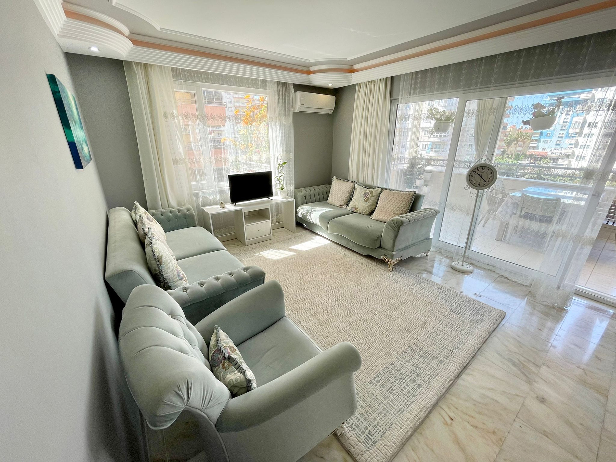 Modernes 2+1 Apartment mit Bergblick, Alanya - Mahmutlar