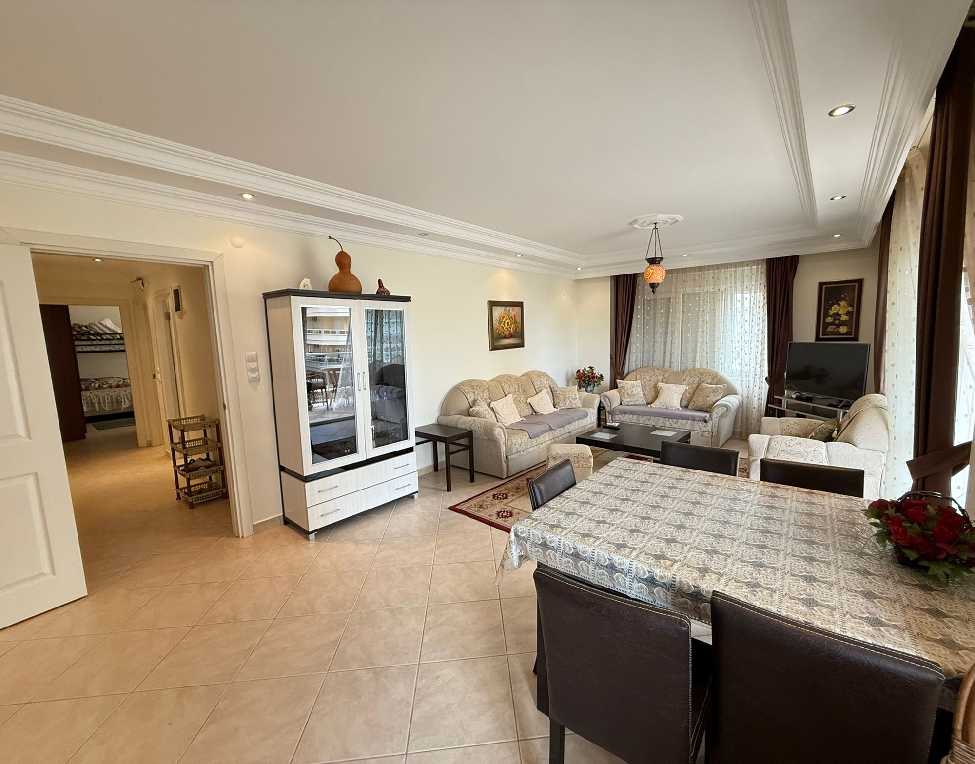 Bergblick 2+1 Wohnung in Mahmutlar, Alanya