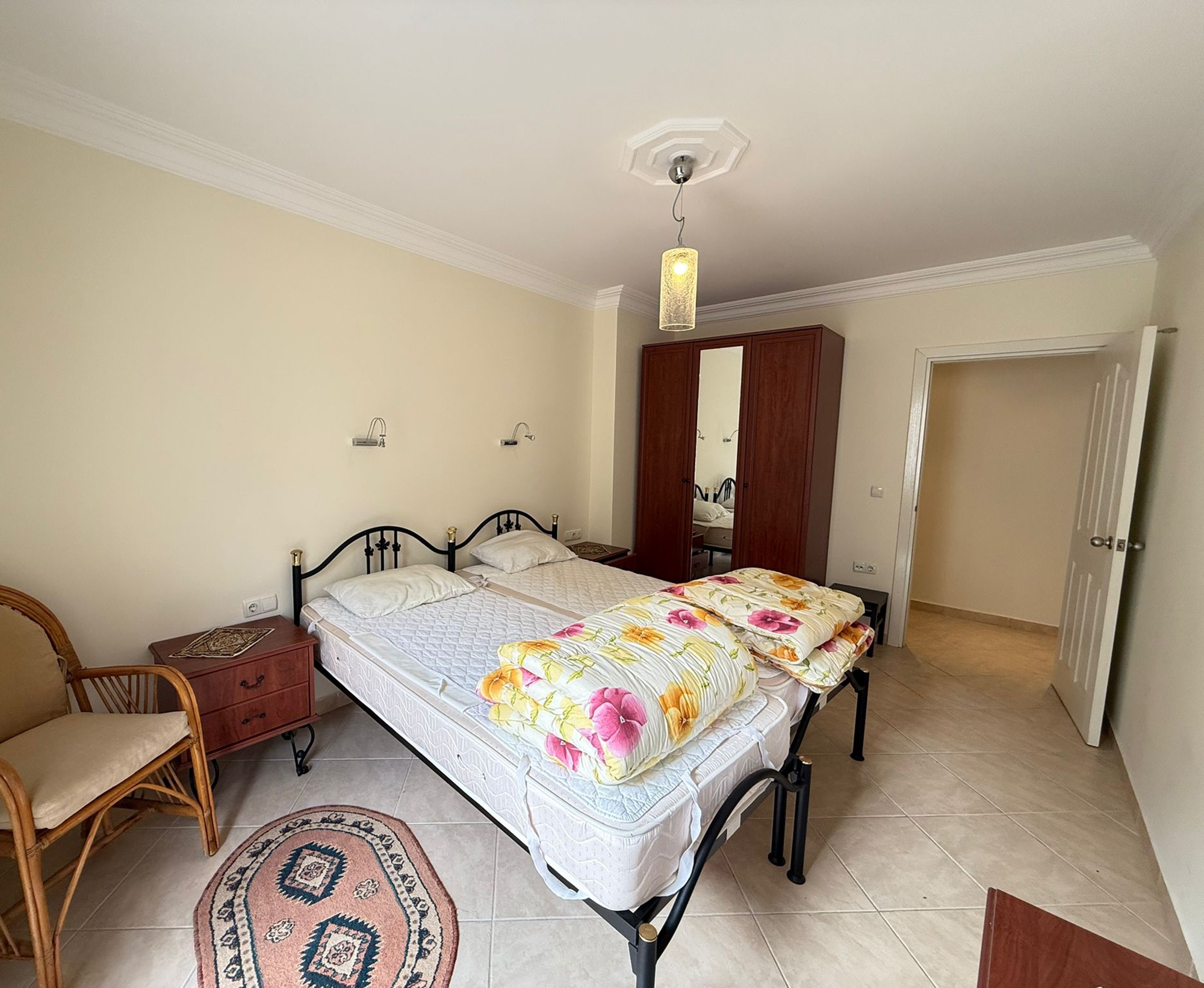 Bergblick 2+1 Wohnung in Mahmutlar, Alanya
