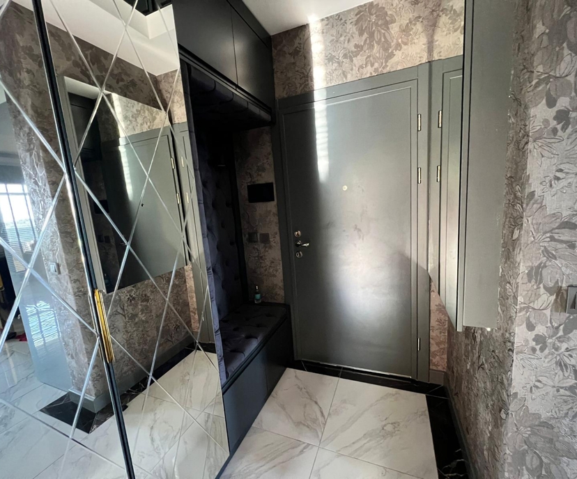 Luxuriöse 4+1 Gartenwohnung mit Meerblick und Burgblick in Alanya-Tepe