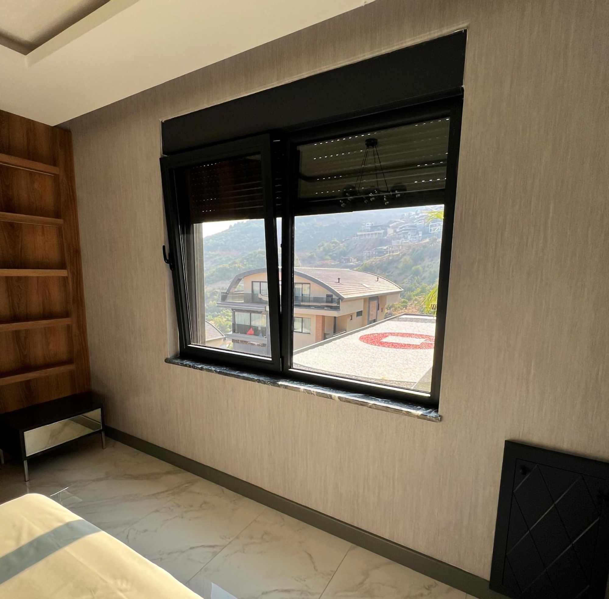Luxuriöse 4+1 Gartenwohnung mit Meerblick und Burgblick in Alanya-Tepe