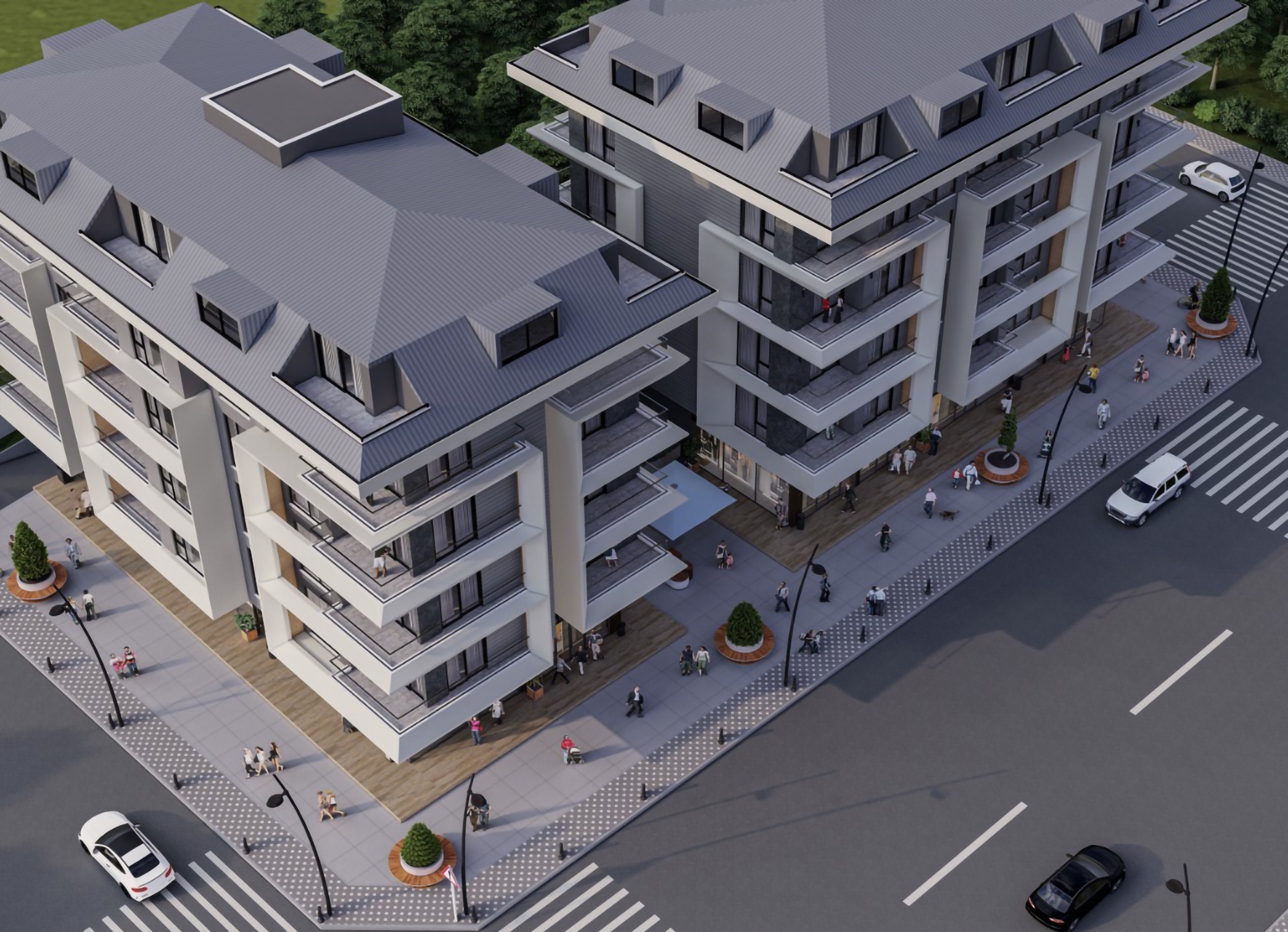 Luksuriøs 3+1 Penthouse med Fjellutsikt, Alanya - Oba