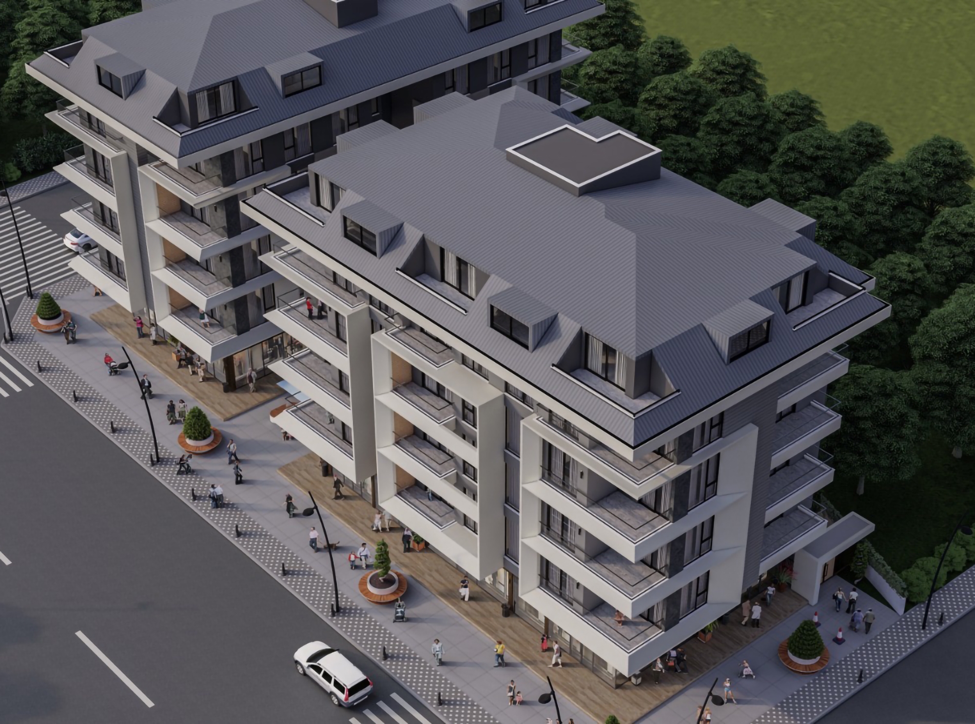 Luksuriøs 3+1 Penthouse med Fjellutsikt, Alanya - Oba