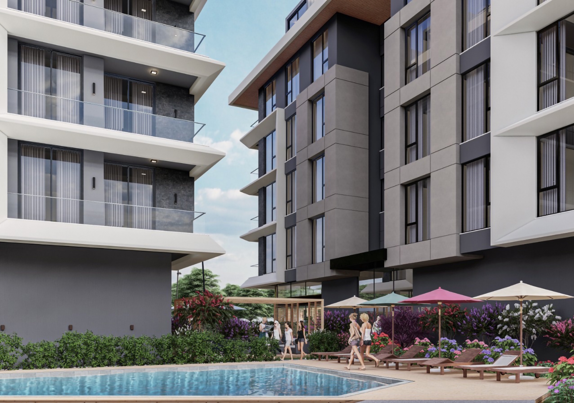 Luksuriøs 3+1 Penthouse med Fjellutsikt, Alanya - Oba