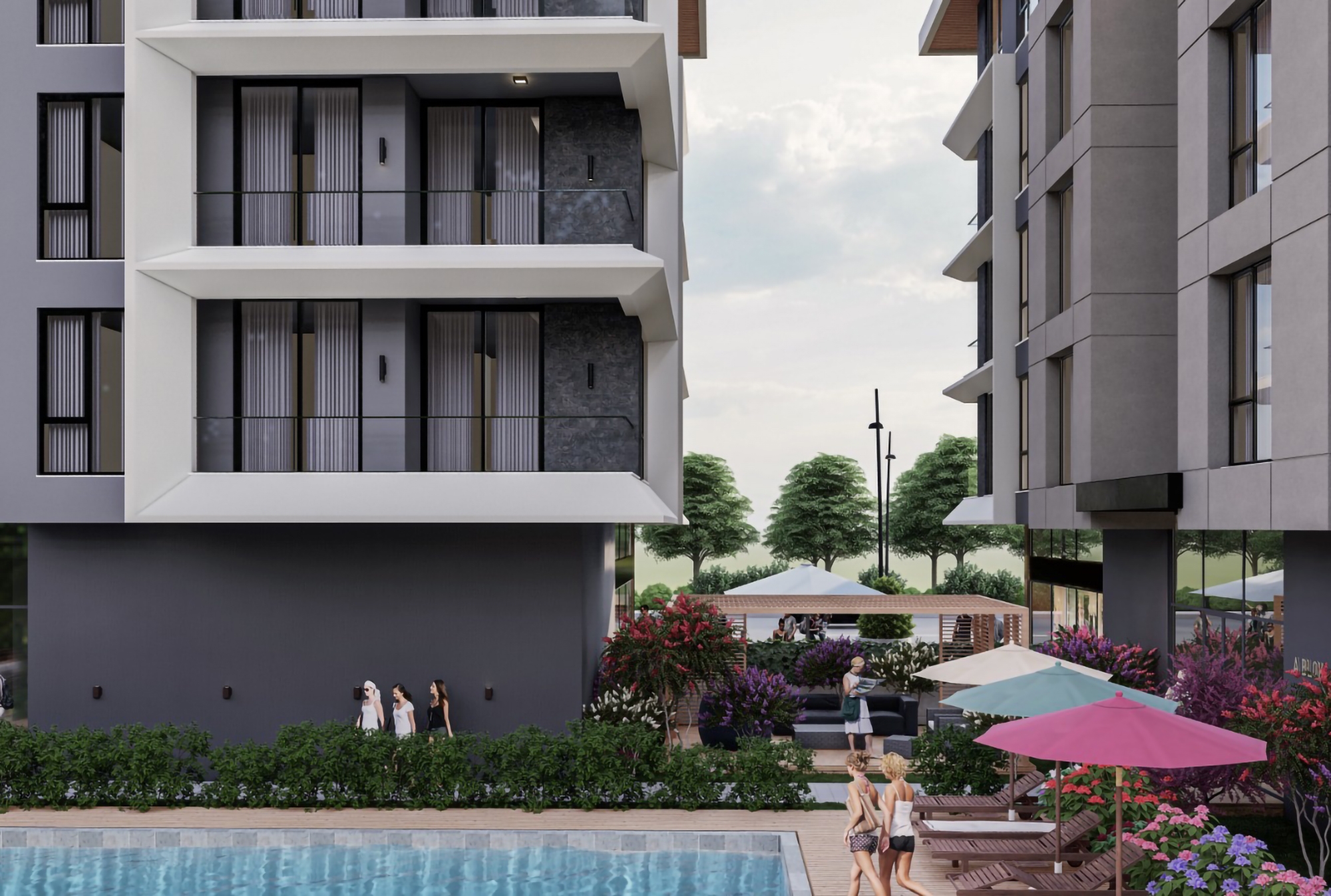 Luksuriøs 3+1 Penthouse med Fjellutsikt, Alanya - Oba
