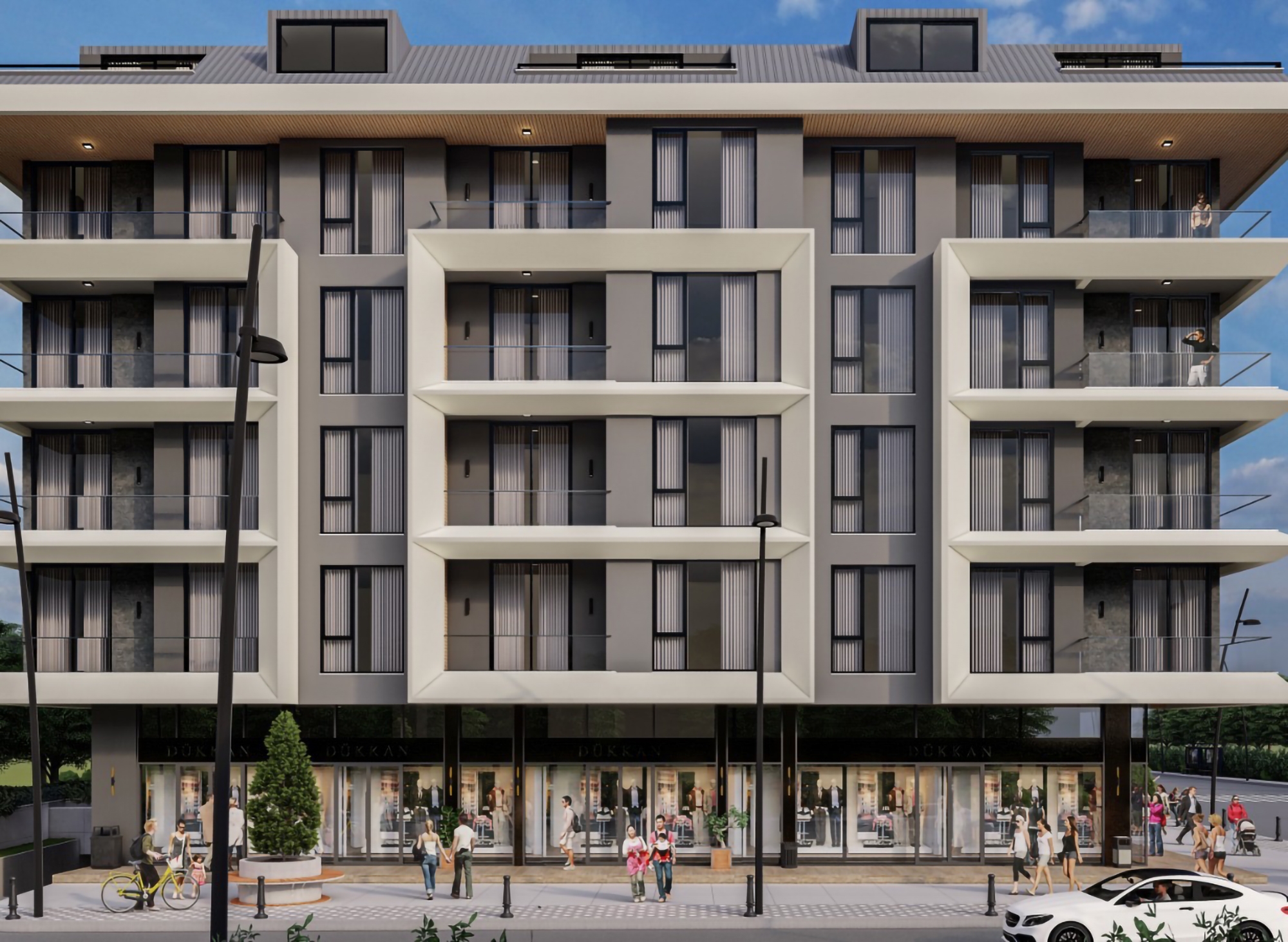 Luksuriøs 3+1 Penthouse med Fjellutsikt, Alanya - Oba