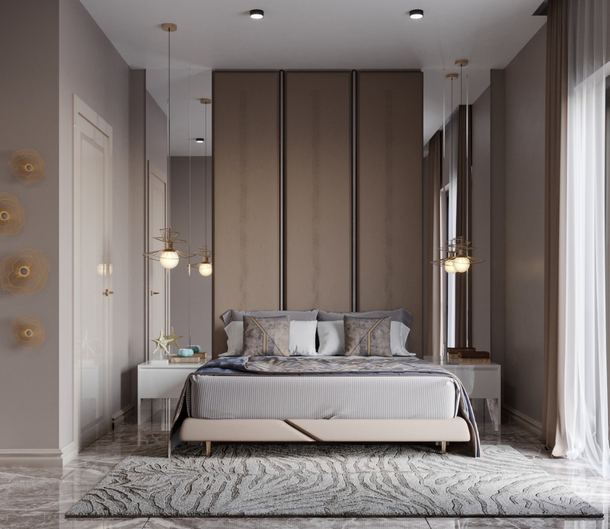 Luksuriøs 3+1 Penthouse med Fjellutsikt, Alanya - Oba