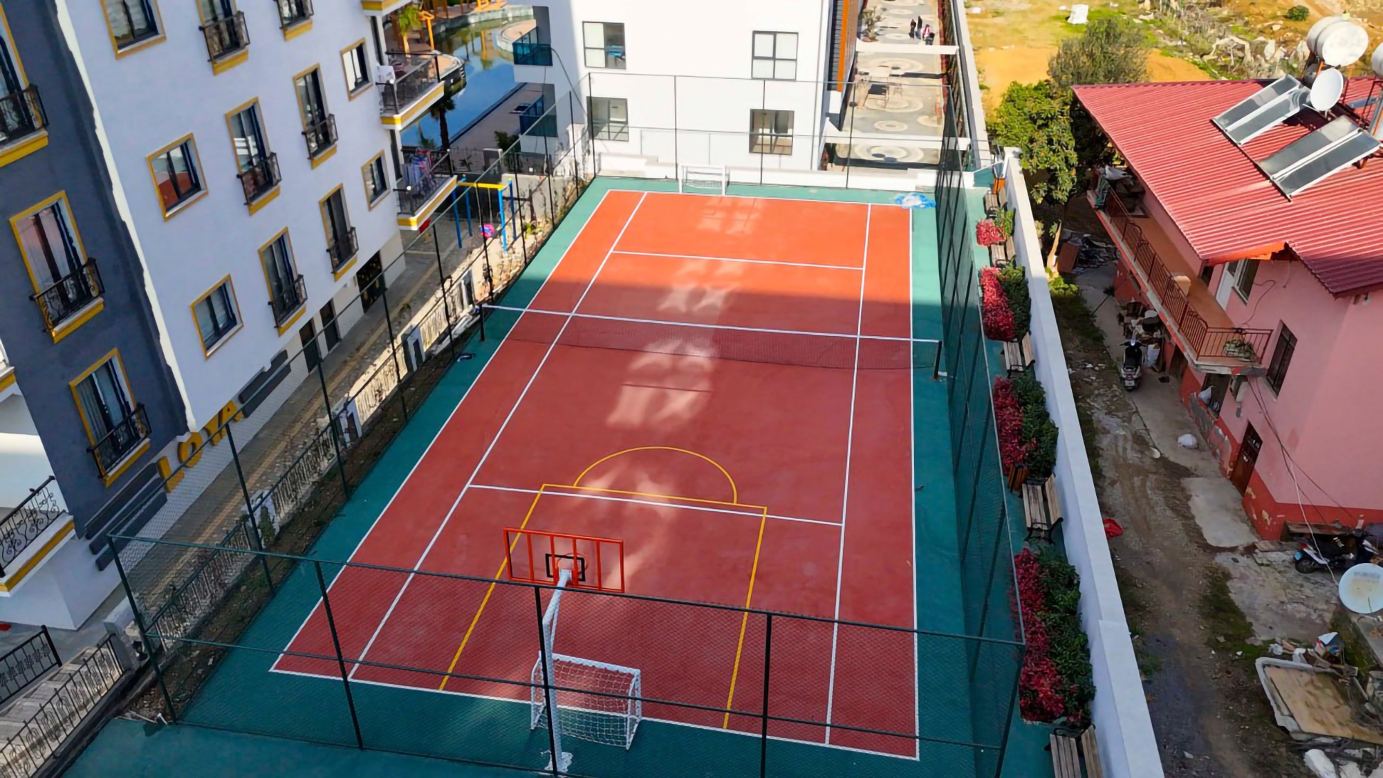 Luxuriöse 1+1 Wohnung mit Bergblick in Alanya