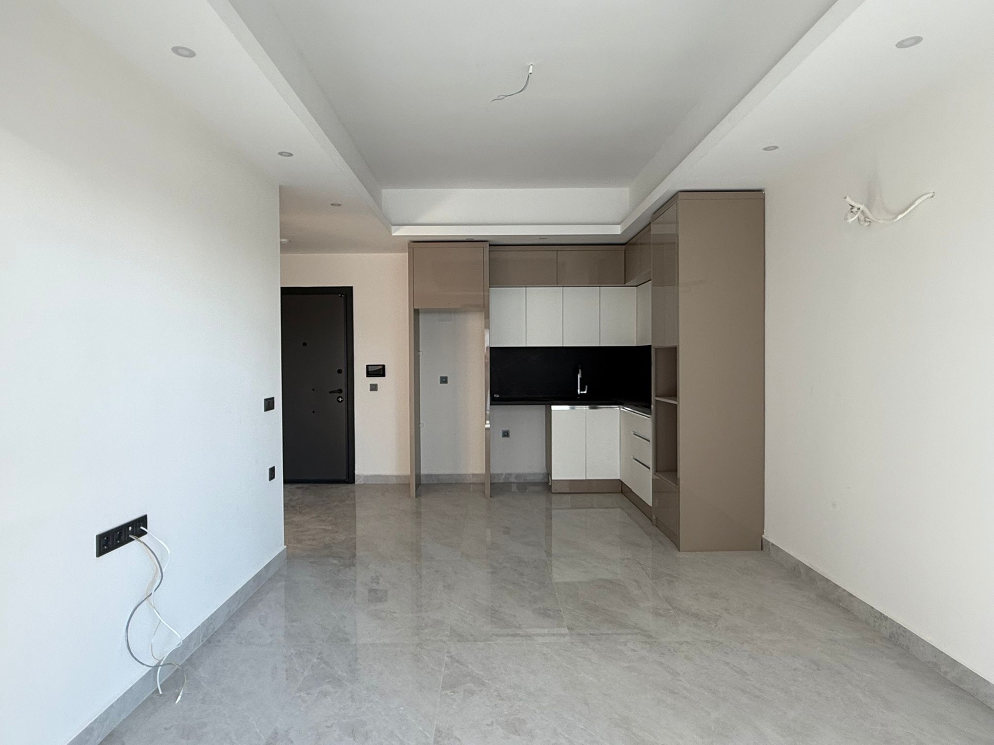 Luxuriöse 1+1 Wohnung mit Bergblick in Alanya