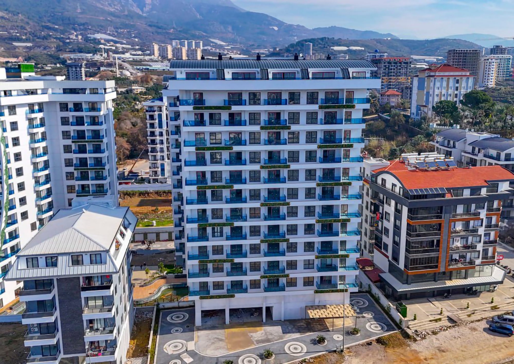 Luxuriöses 2+1 Apartment mit Bergblick, Alanya - Mahmutlar