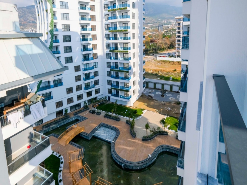 Luxuriöses 2+1 Apartment mit Bergblick, Alanya - Mahmutlar