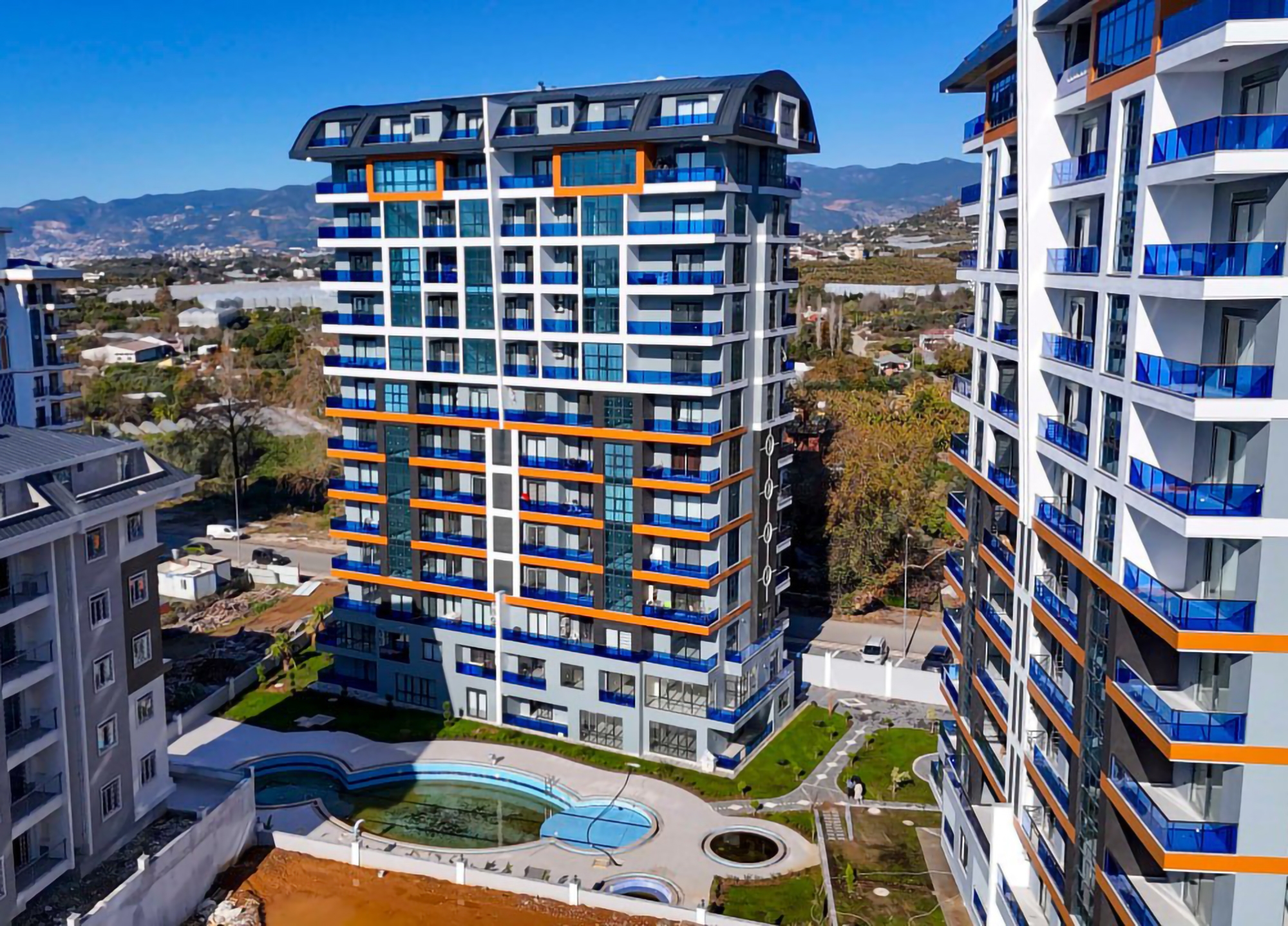 Luxury 3+1 Apartment with Mountain View in Alanya