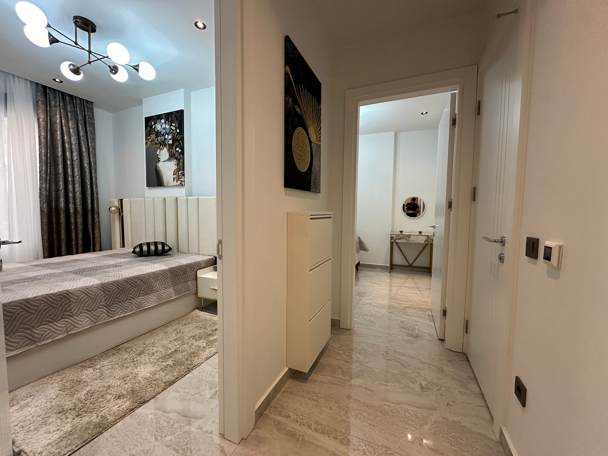 Luxuriöse 2+1 Wohnung mit Bergblick in Oba, Alanya
