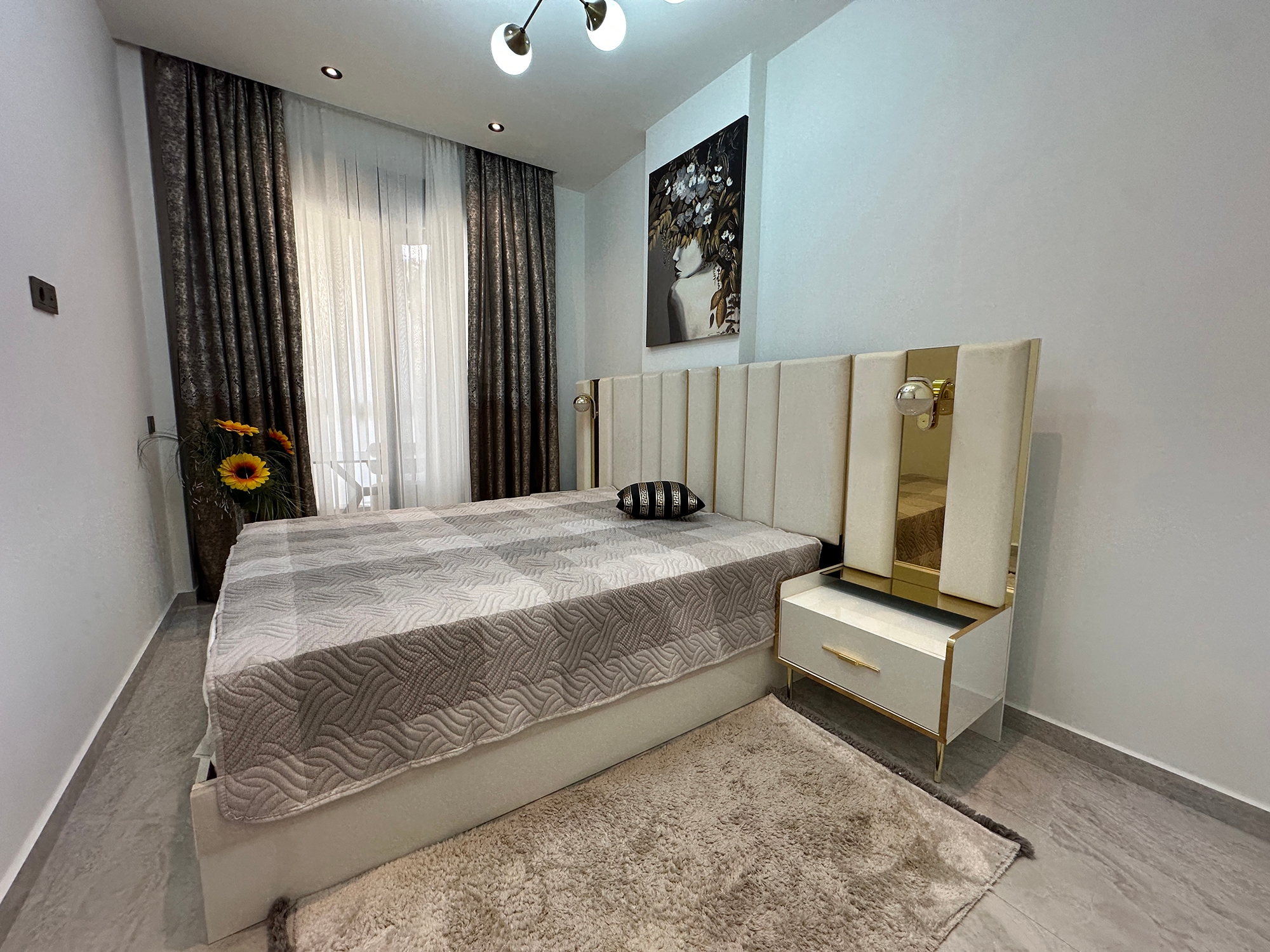Luxuriöse 2+1 Wohnung mit Bergblick in Oba, Alanya