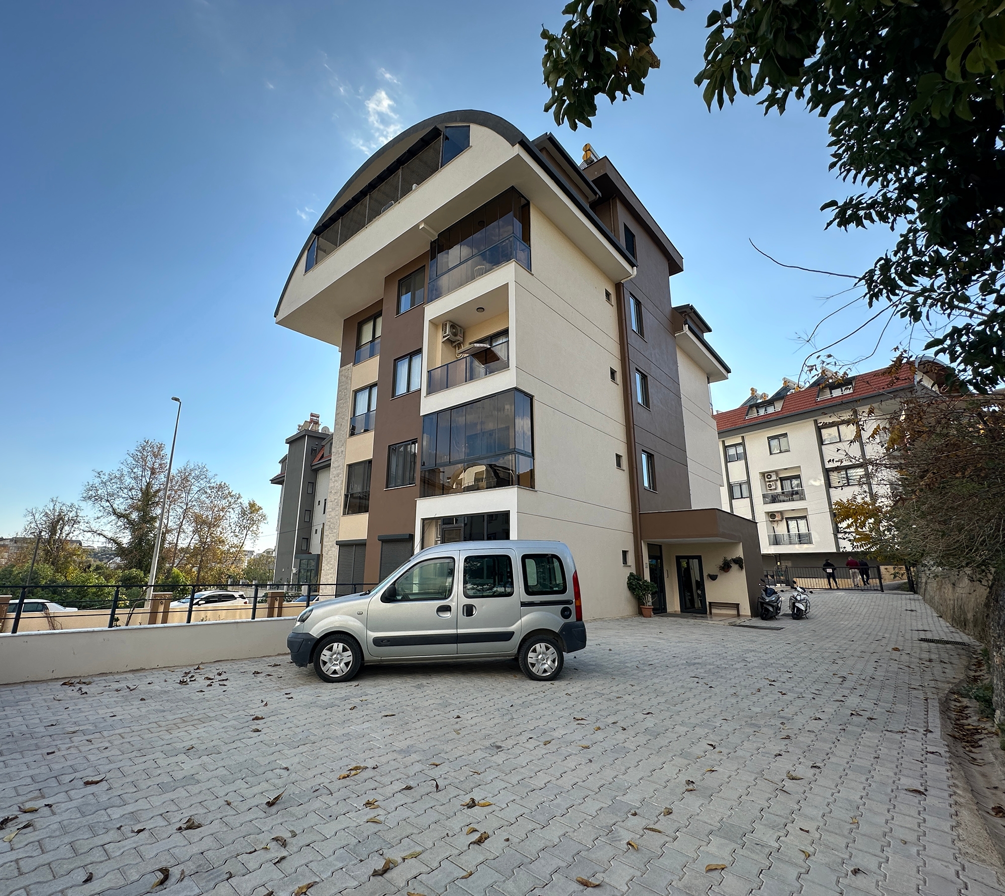 Bergblick 2+1 Wohnung in Oba, Alanya