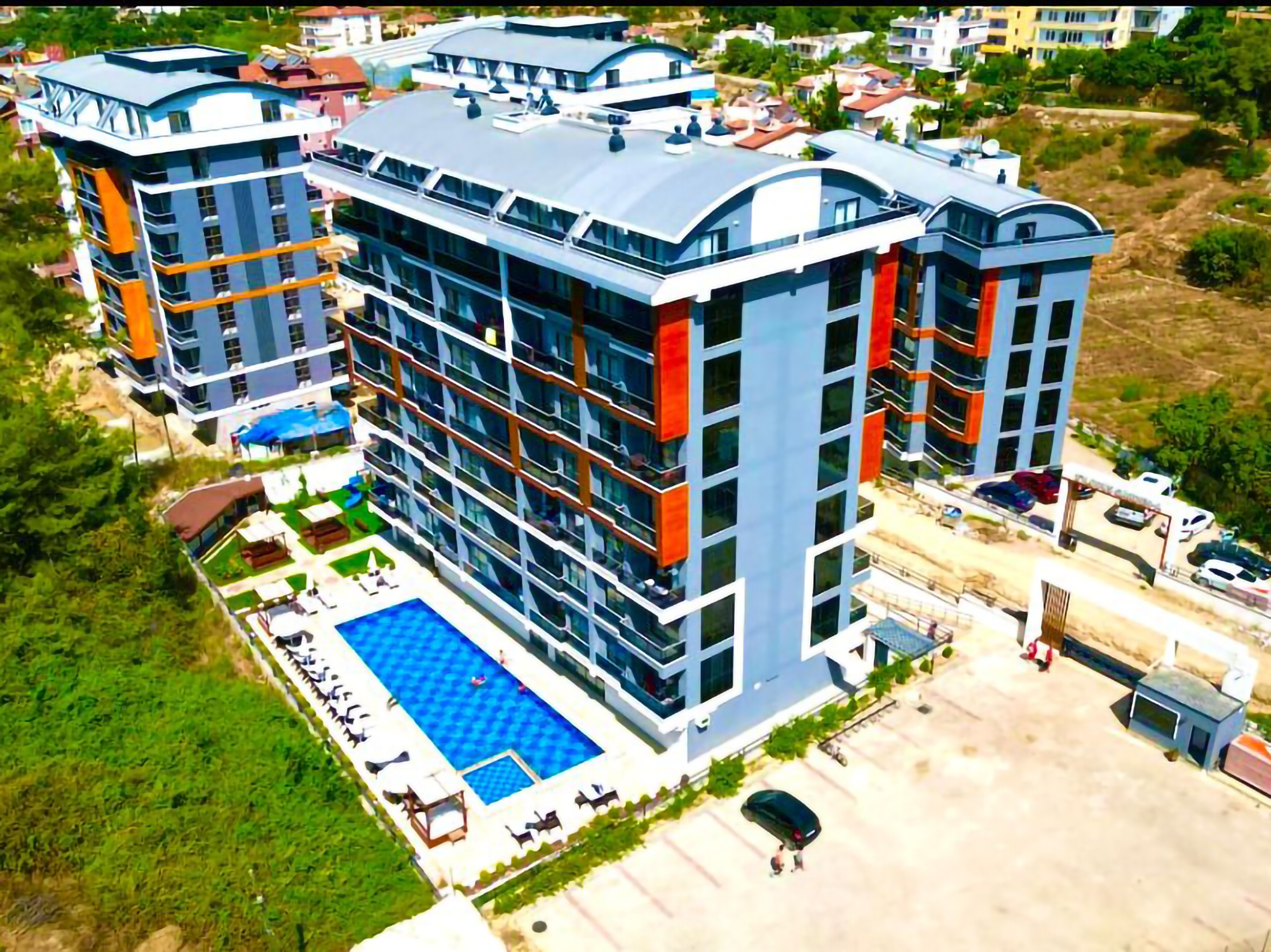 Luxuriöses 1+1 Apartment mit Bergblick, Alanya - Avsallar